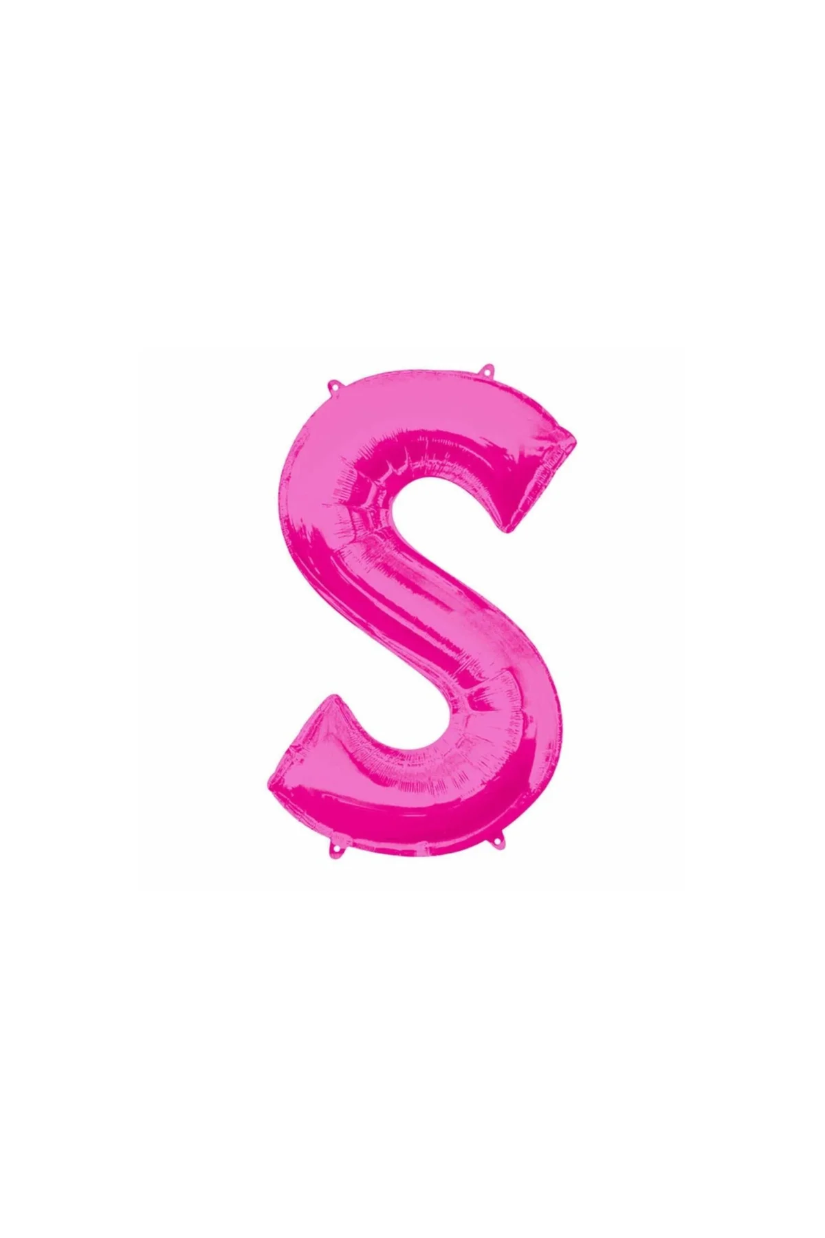 1 Metre Pembe S Harfi Folyo Harf Balon Pembesevgiliye Özel Dekor Balon S