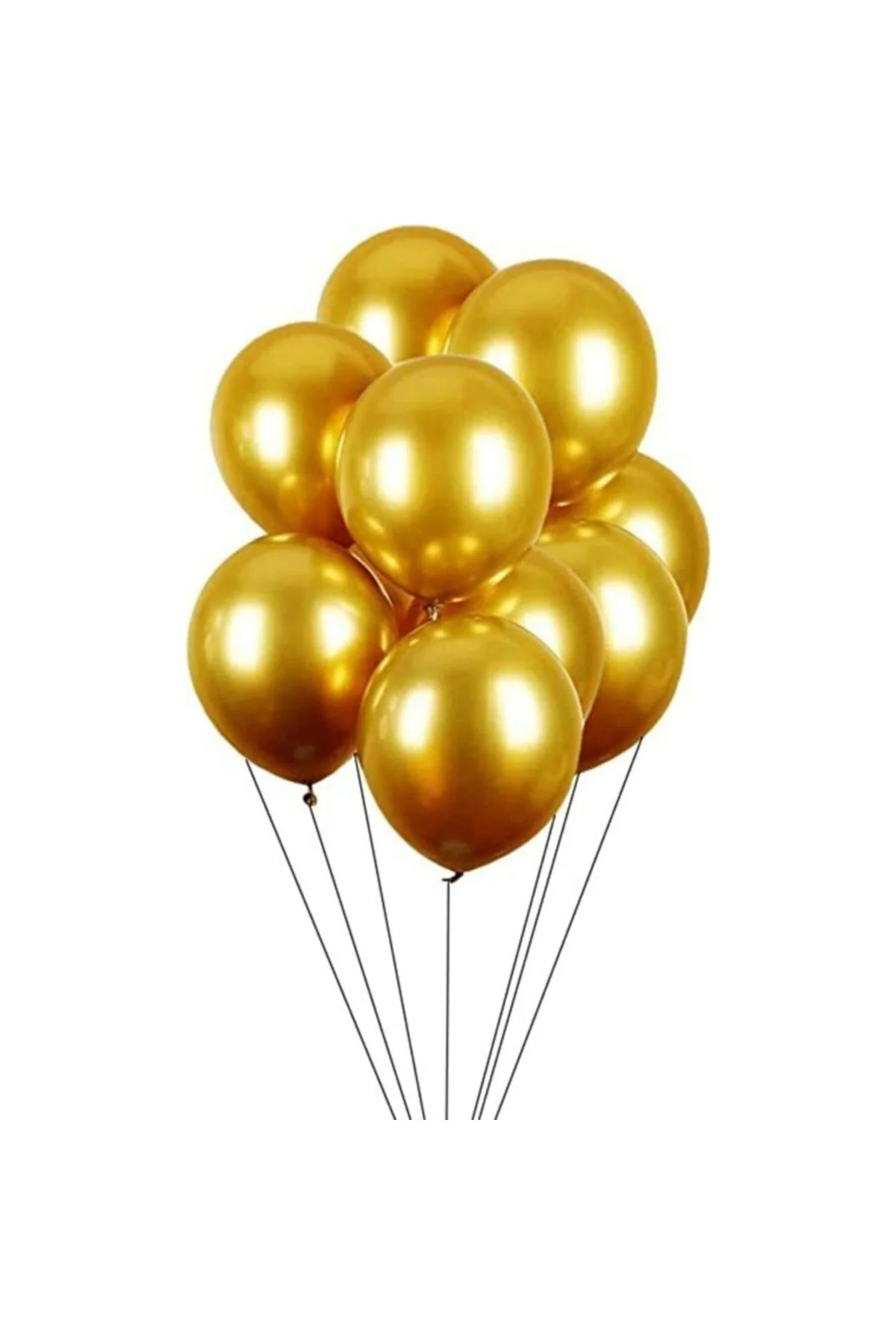 12 Inç Metalik Gold Balon 20'li