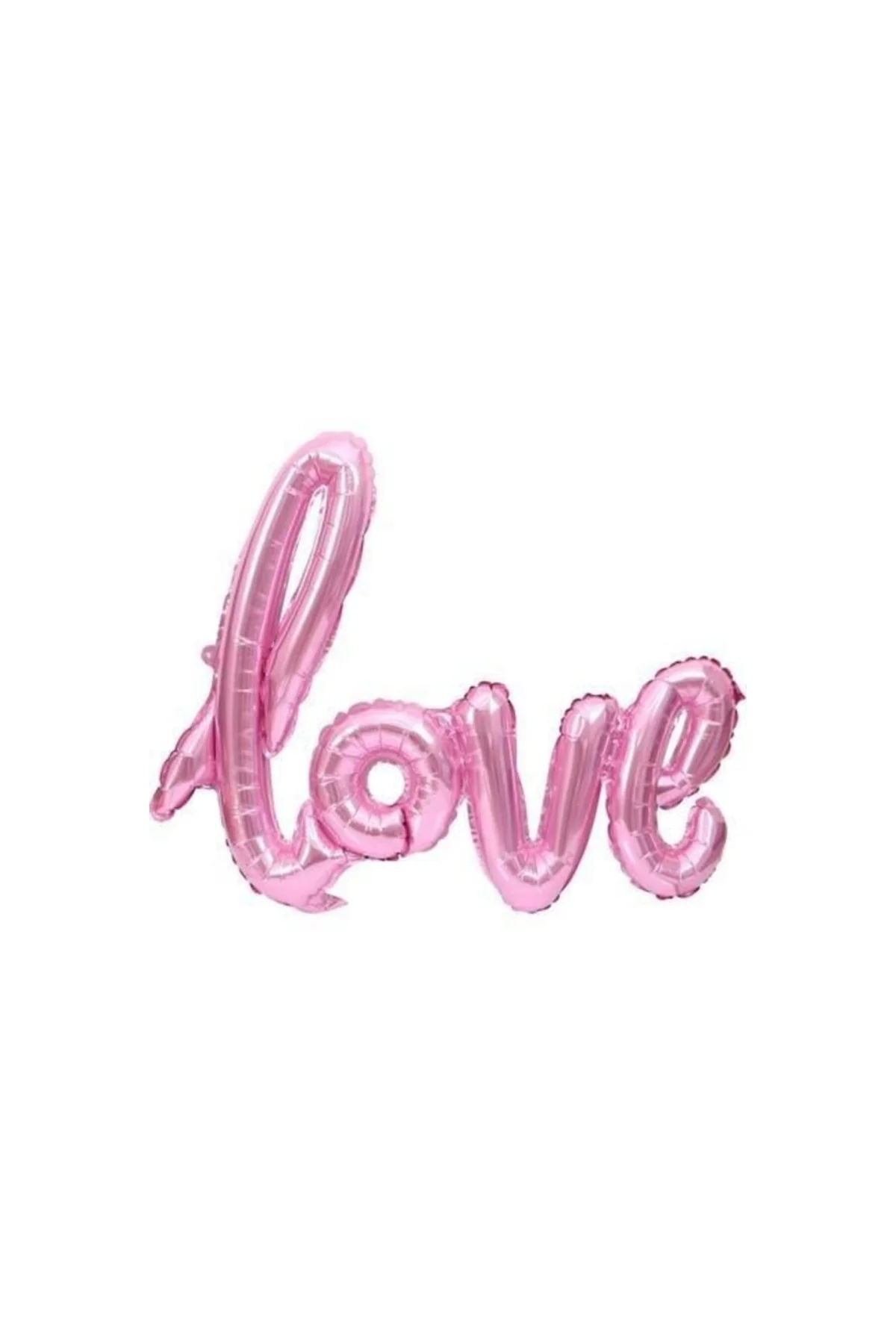 Love Pembe Folyo Balon