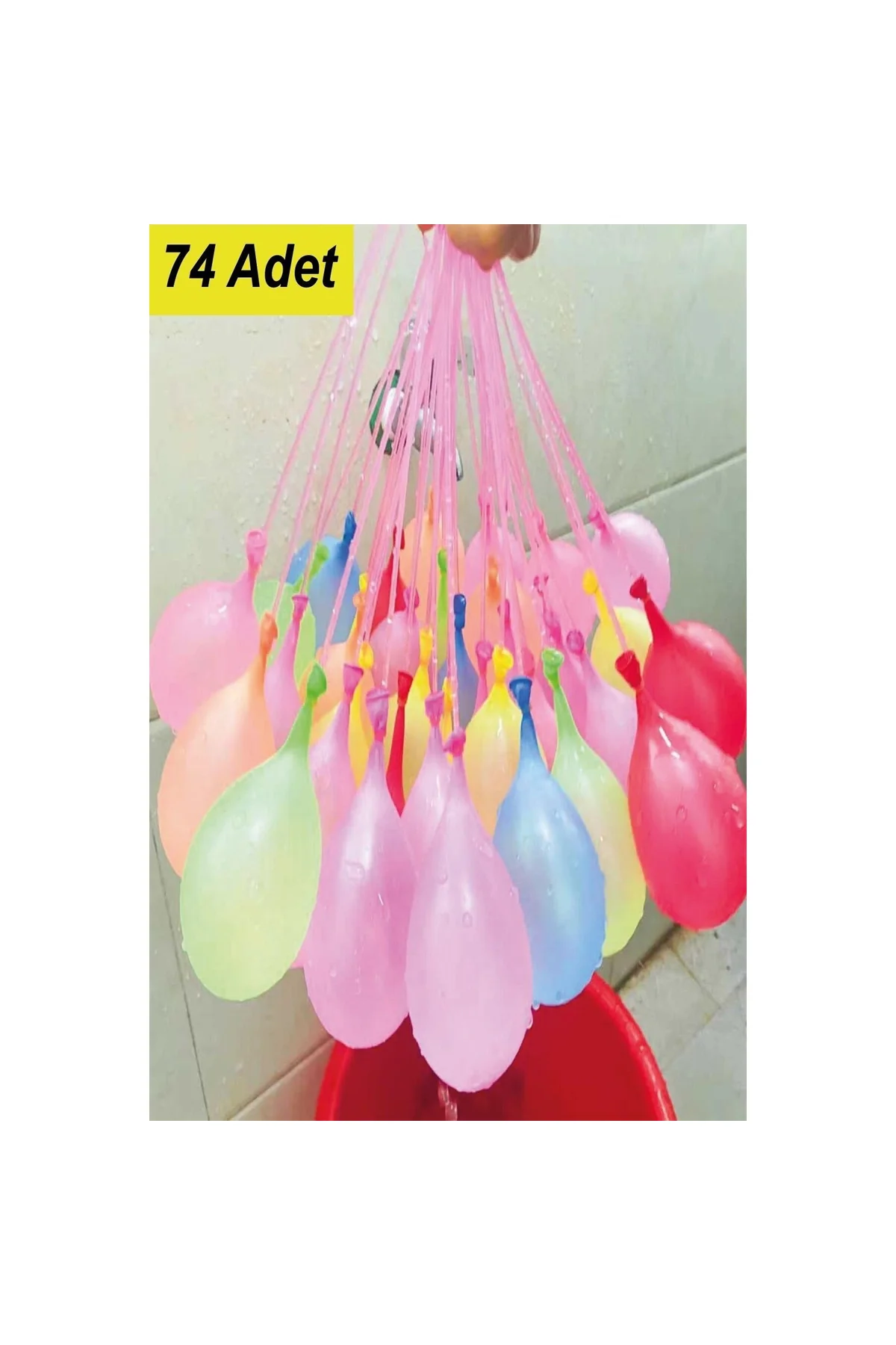 74 Adet Su Balonu Ve Su Balon Sihirbazı Doldurma Aparatı