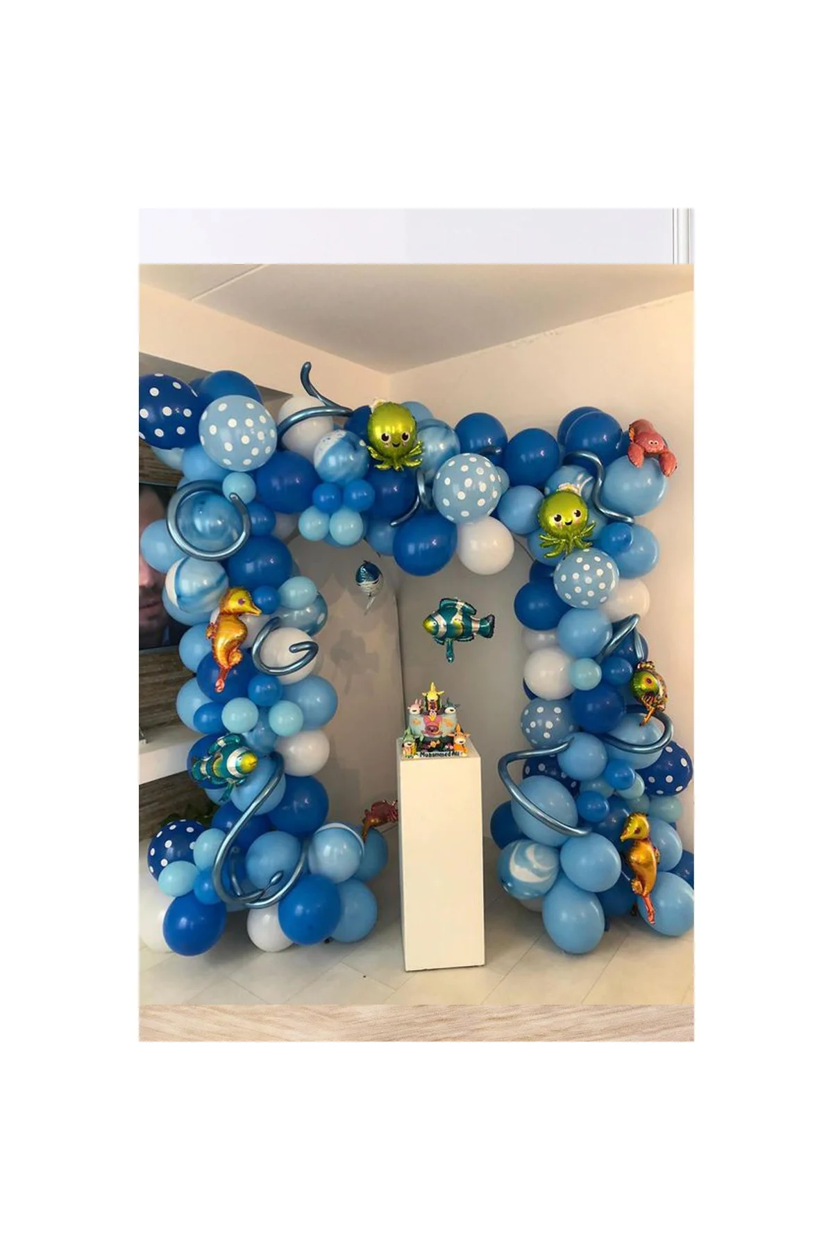 Okyanuz Deniz Canlıları 6 lı Mini Folyo Balon Seti - PAZARIZ Görsel 2