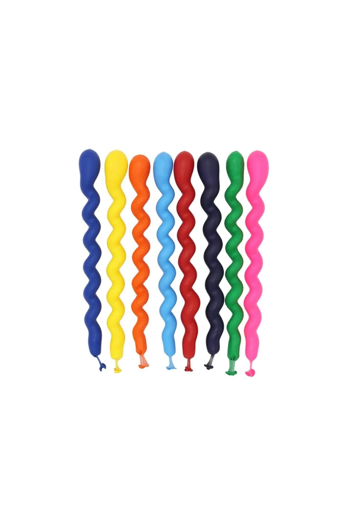 Spiral Burgu Balon Çok Renkli 100 Cm Parti Doğum Günü Parti Dekorasyon Twisted Balloon 20 Ad - PAZARIZ Görsel 7