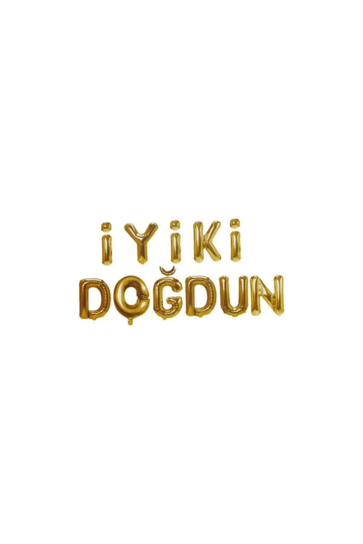 Iyiki Doğdun Folyo Balon Altın