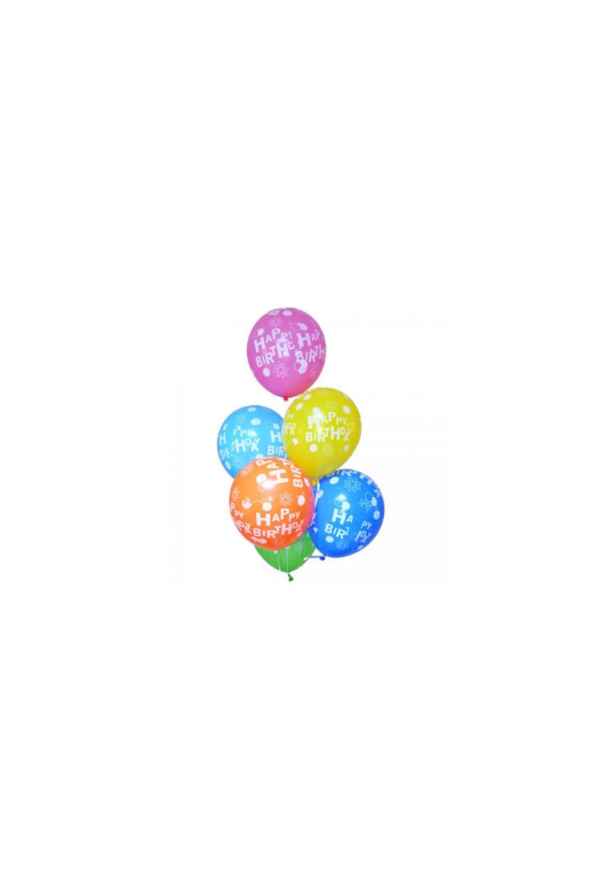 Pazariz Happy Birthday Baskılı Balon 10 Adet