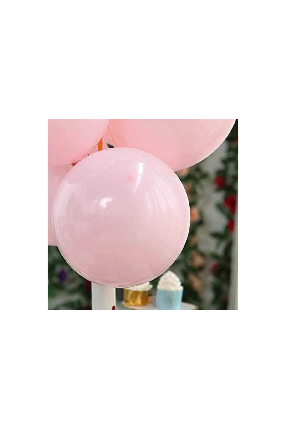 Toz Pembe Balon 20 Adet - PAZARIZ Görsel 2