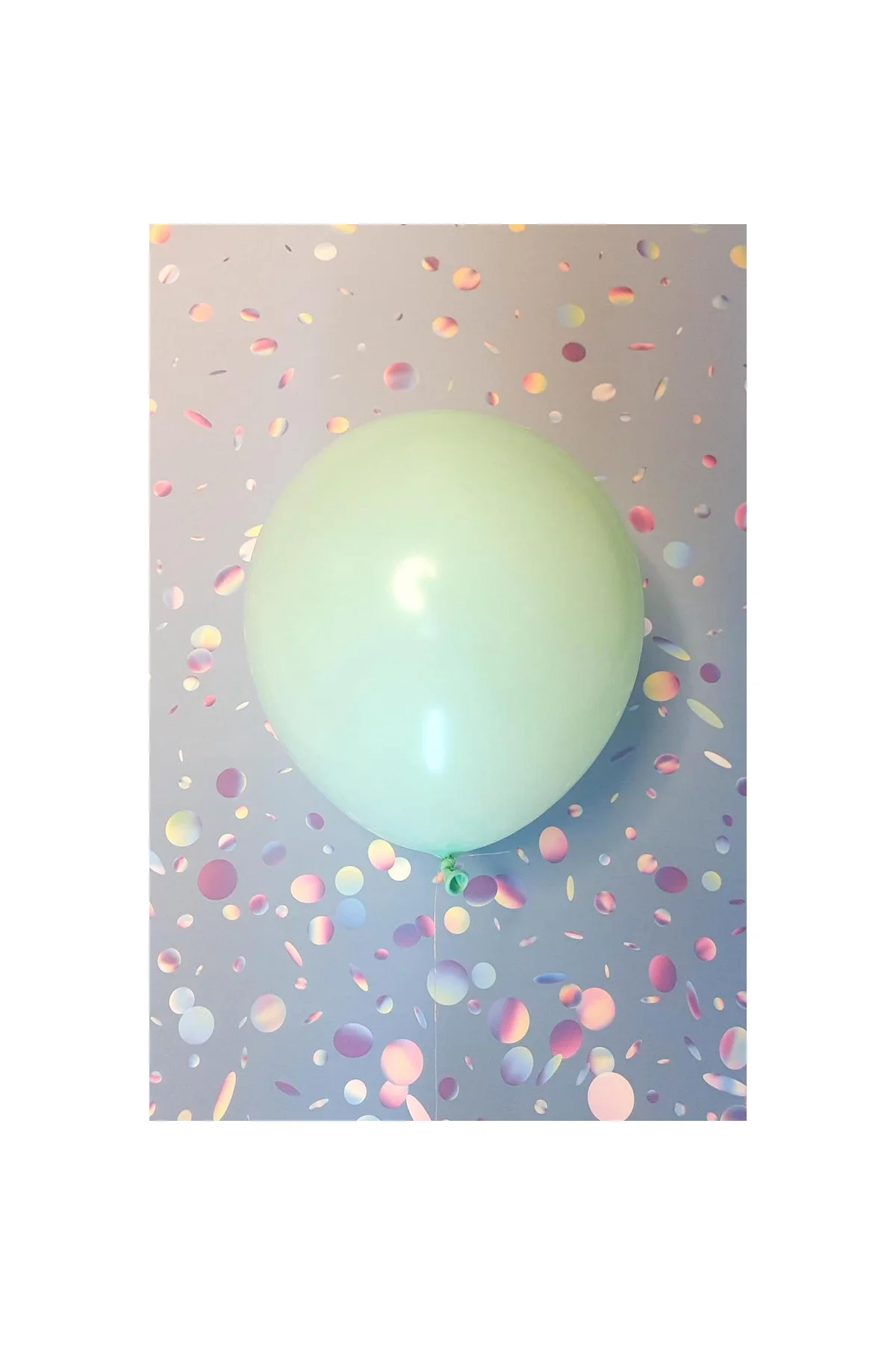 Makaron Yeşil Balon 10 Adet - 12 inc 30 cm Parti Balonu