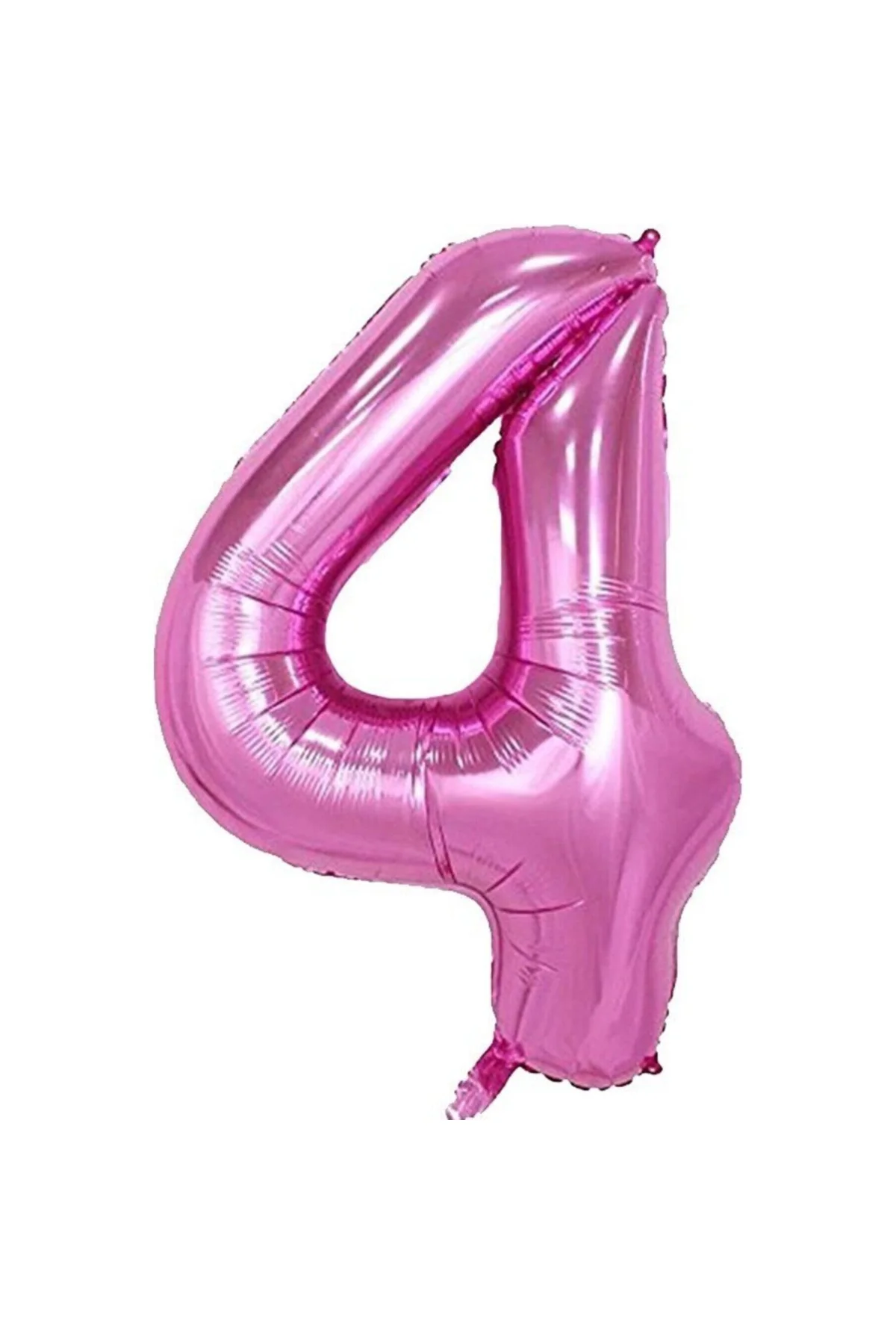 4 Rakam Folyo Balon Pembe 90cm (40ınch) 1 Adet