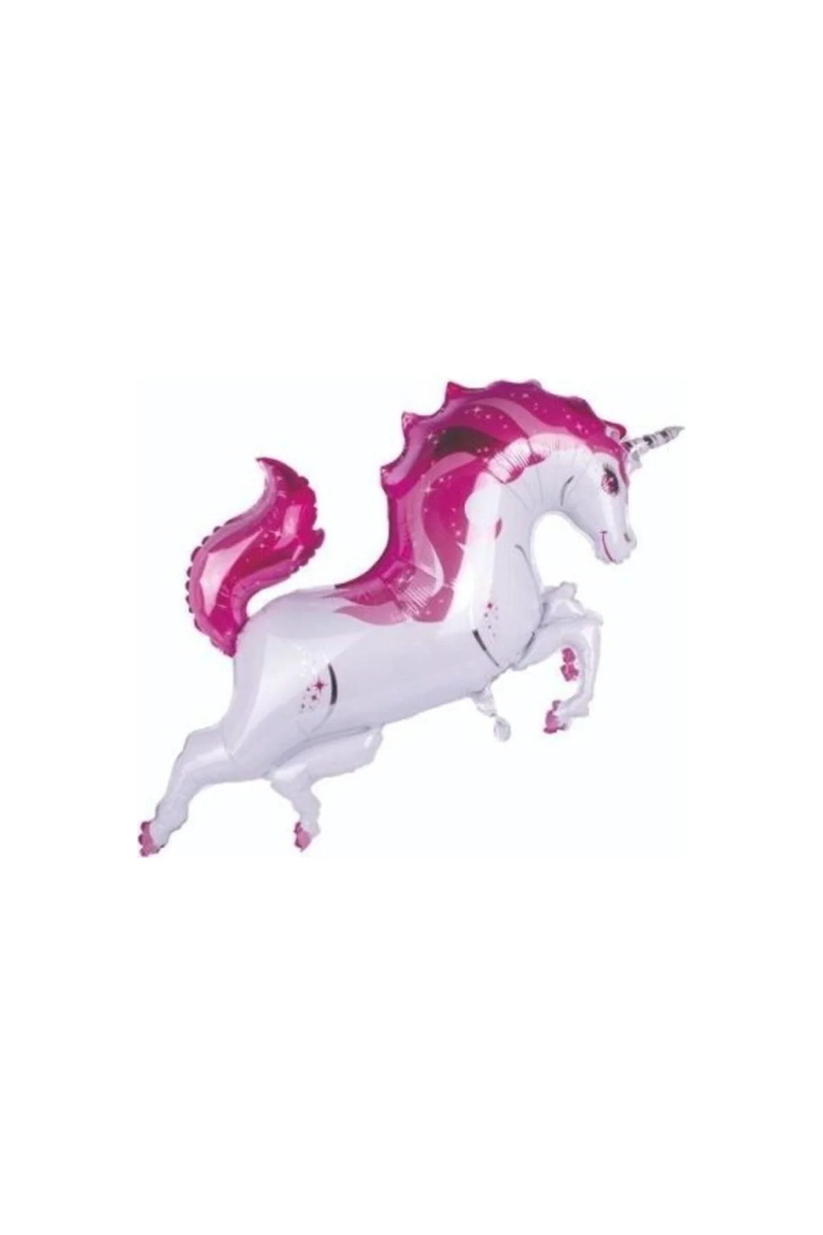 Unicorn Kosan At Pembe Folyo Balon Büyük Boy