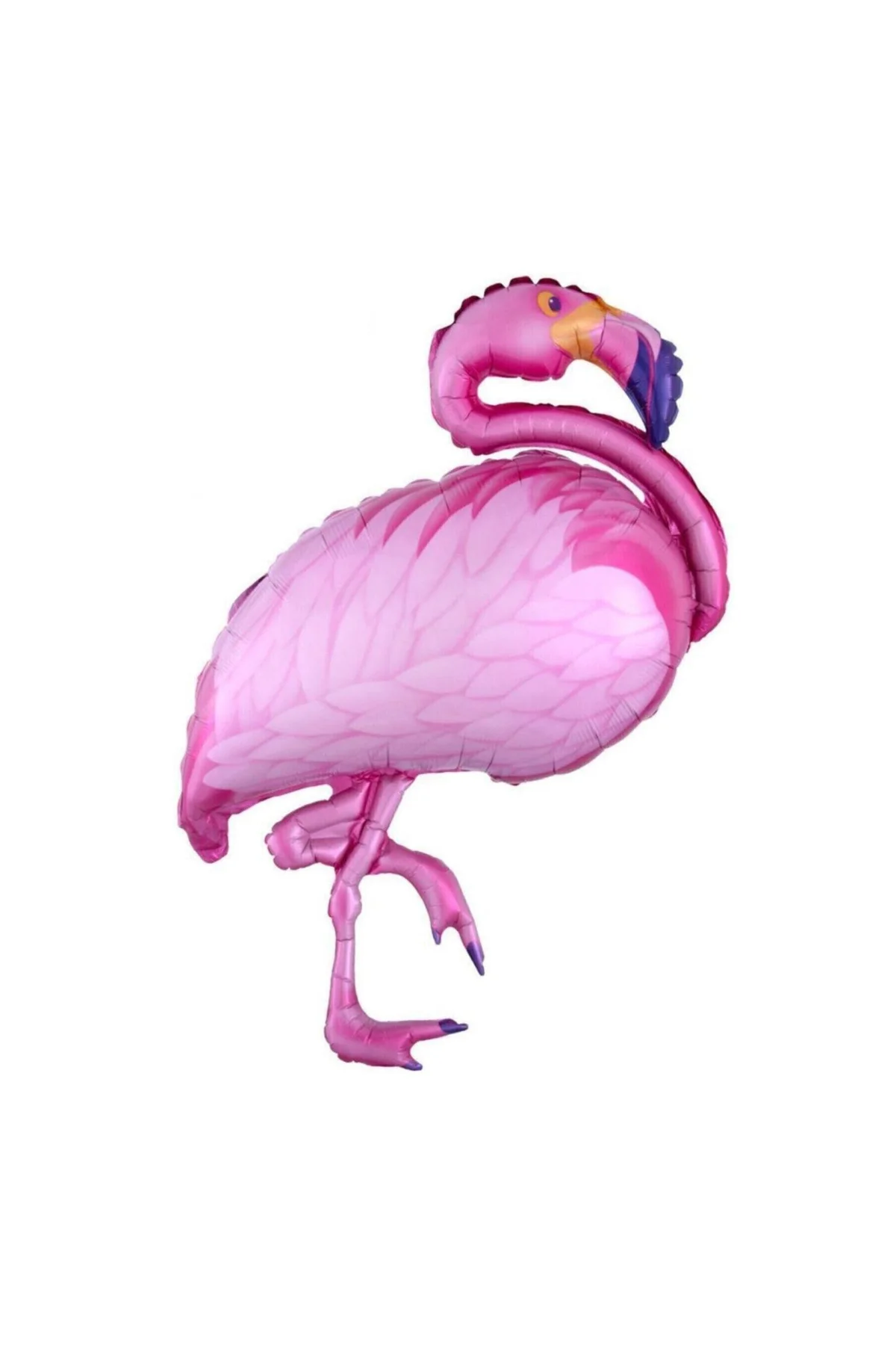 Ayaklı Flamingo Temalı Pembe Renk Balon Parti Malzemesi