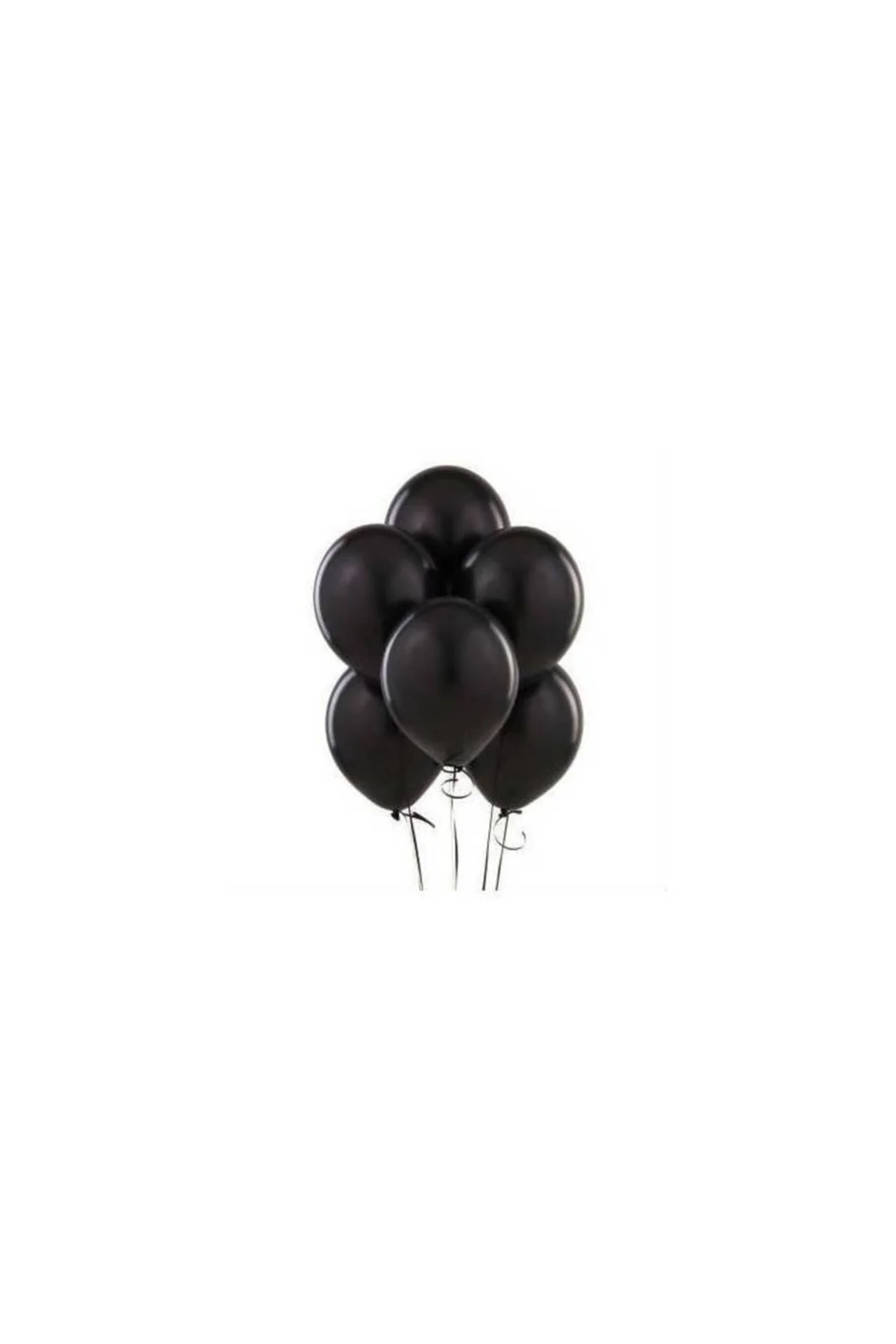Balon 50'li Siyah Metalik