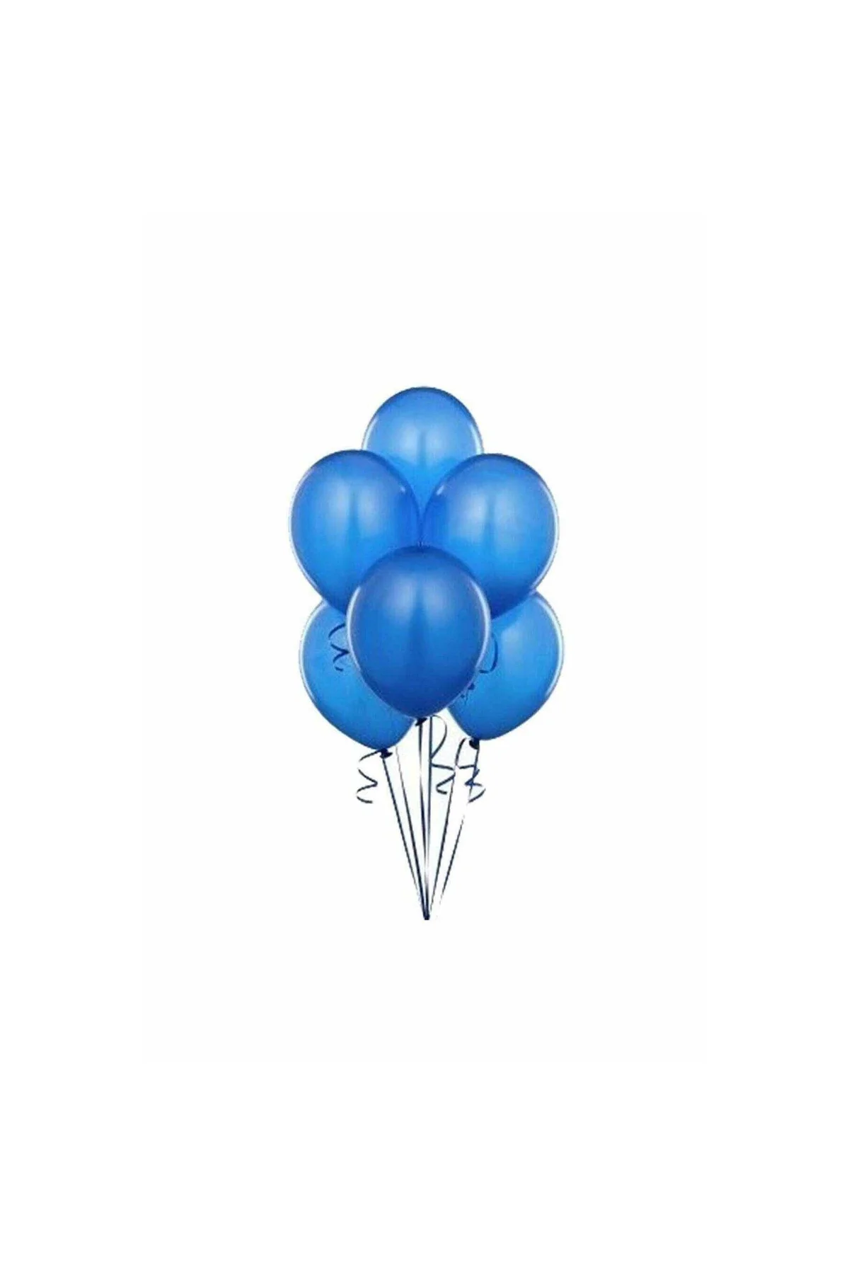 Lacivert Lateks Metalik Balon 10 Adet 12 inç