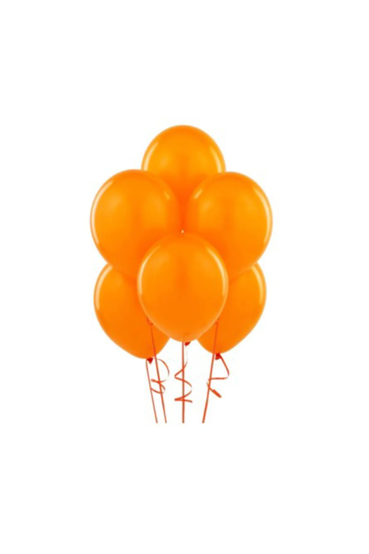 Turuncu Balon 10 Adet - 12 Inc 30 Cm Parti Balonu - PAZARIZ Görsel 2