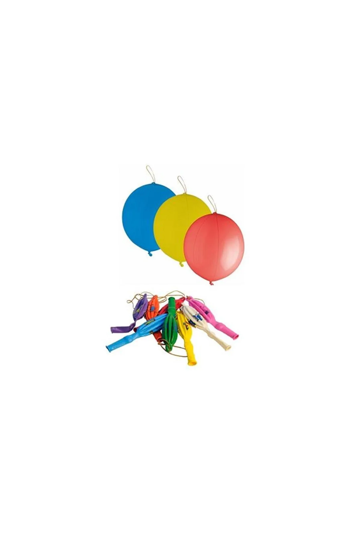 Lastikli Punc Balon - 50 Adet - PAZARIZ Görsel 3