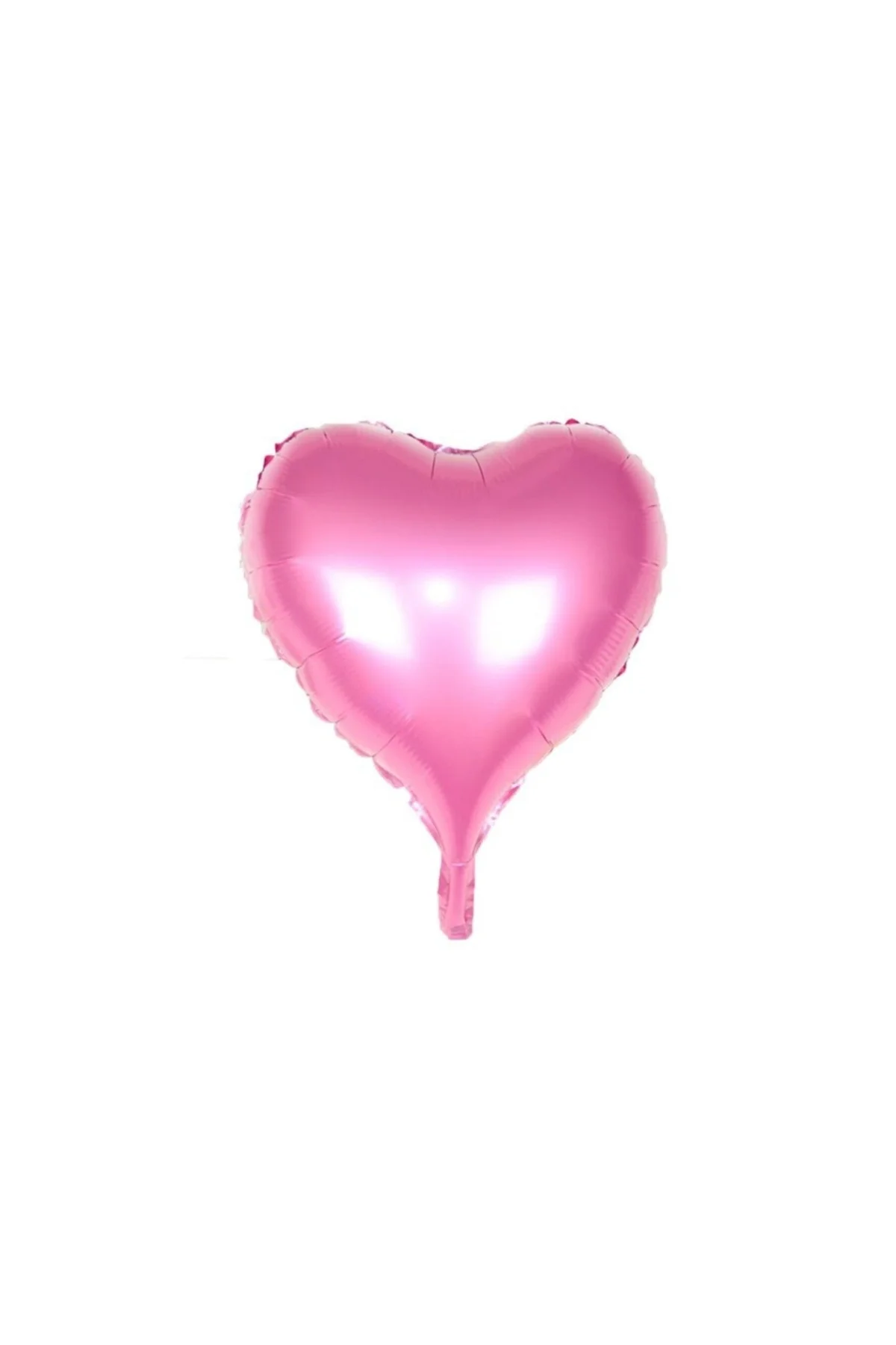 Pembe Kalp Uçan Folyo Balon