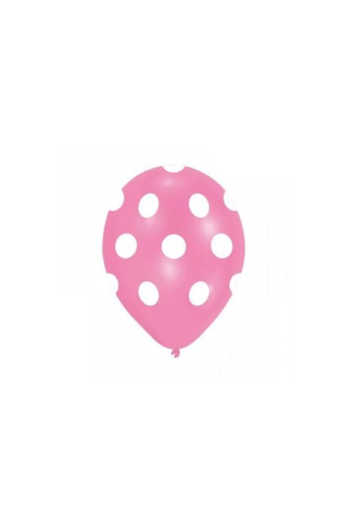 Puantiyeli Pembe Balon 5'li Paket - PAZARIZ Görsel 2
