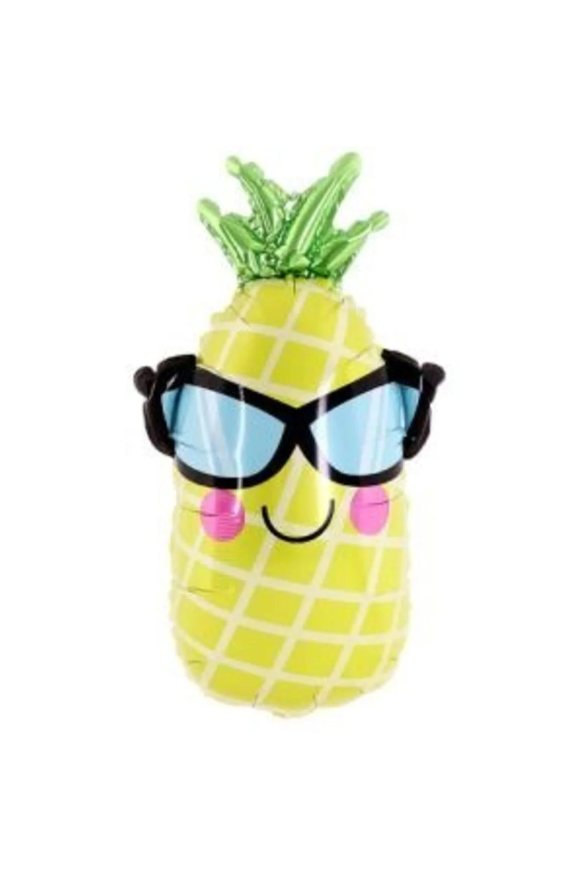 Gözlüklü Ananas Supershape Folyo Balon 43x72cm