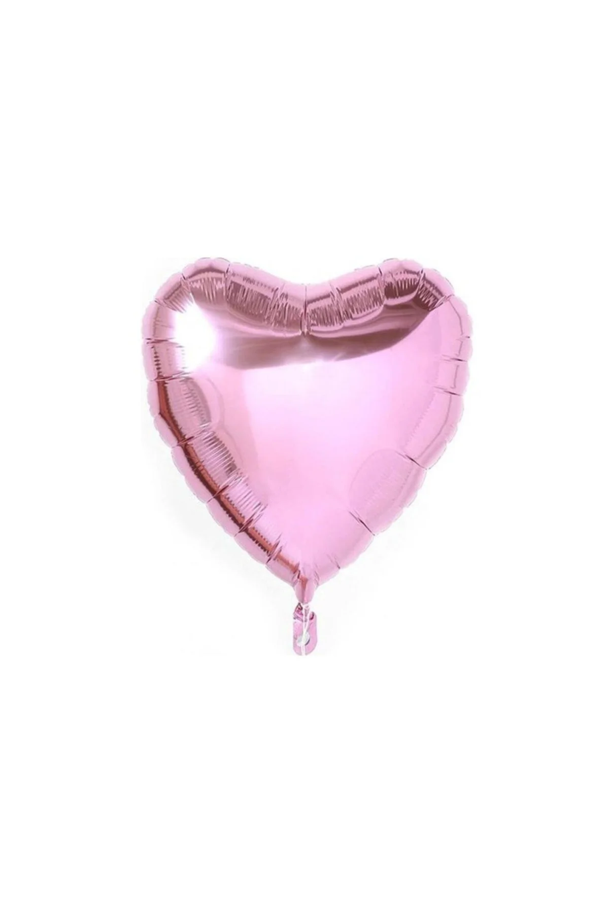 Açık Pembe Kalp Folyo Balon 45 Cm Toz Pembe
