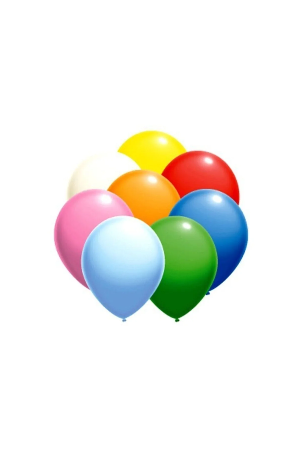 Pazariz Karışık Renkli Balon 25'li Paket