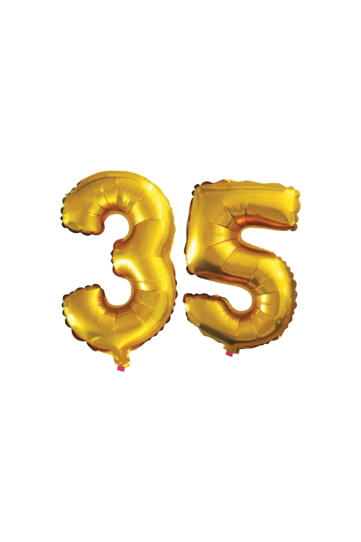 35 Yaş Sayı Folyo Balon Altın 90 Cm