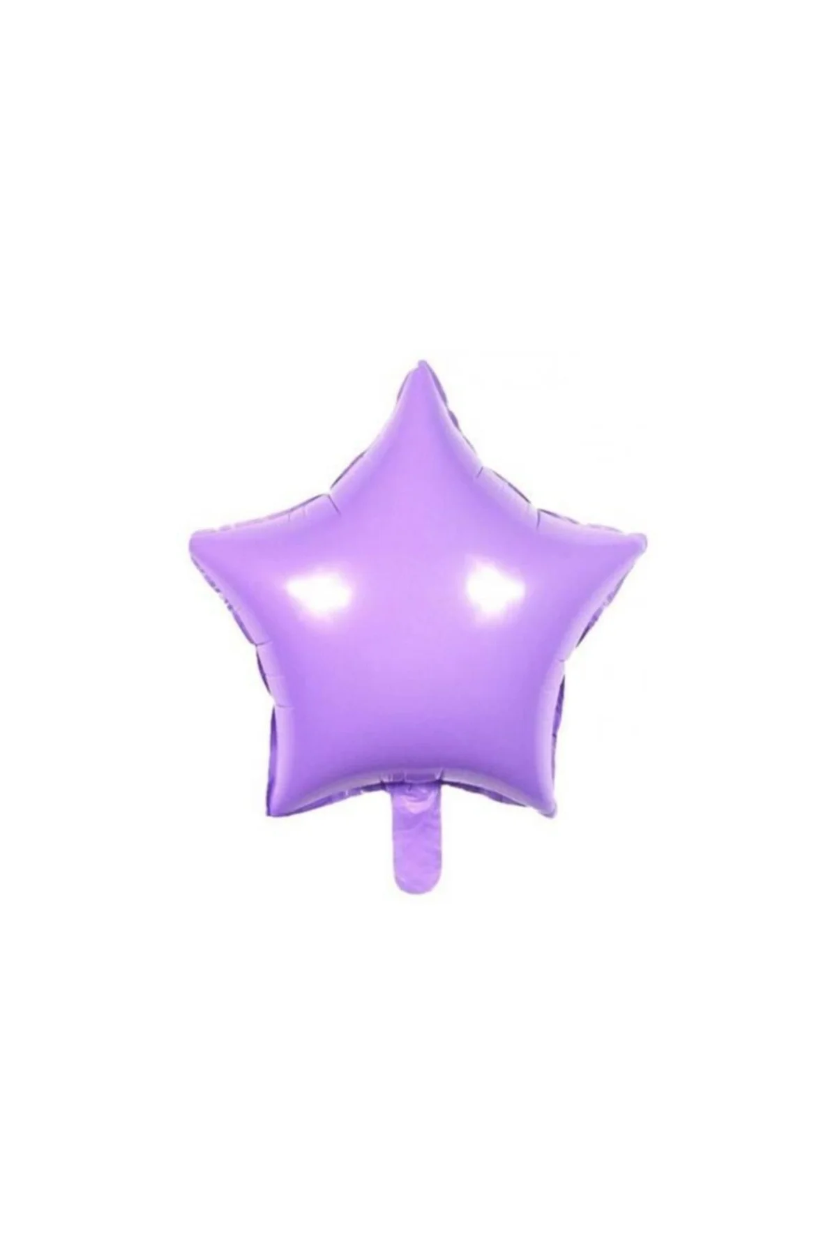 Makaron Yıldız Folyo Balon Lila 45cm 3 Adet