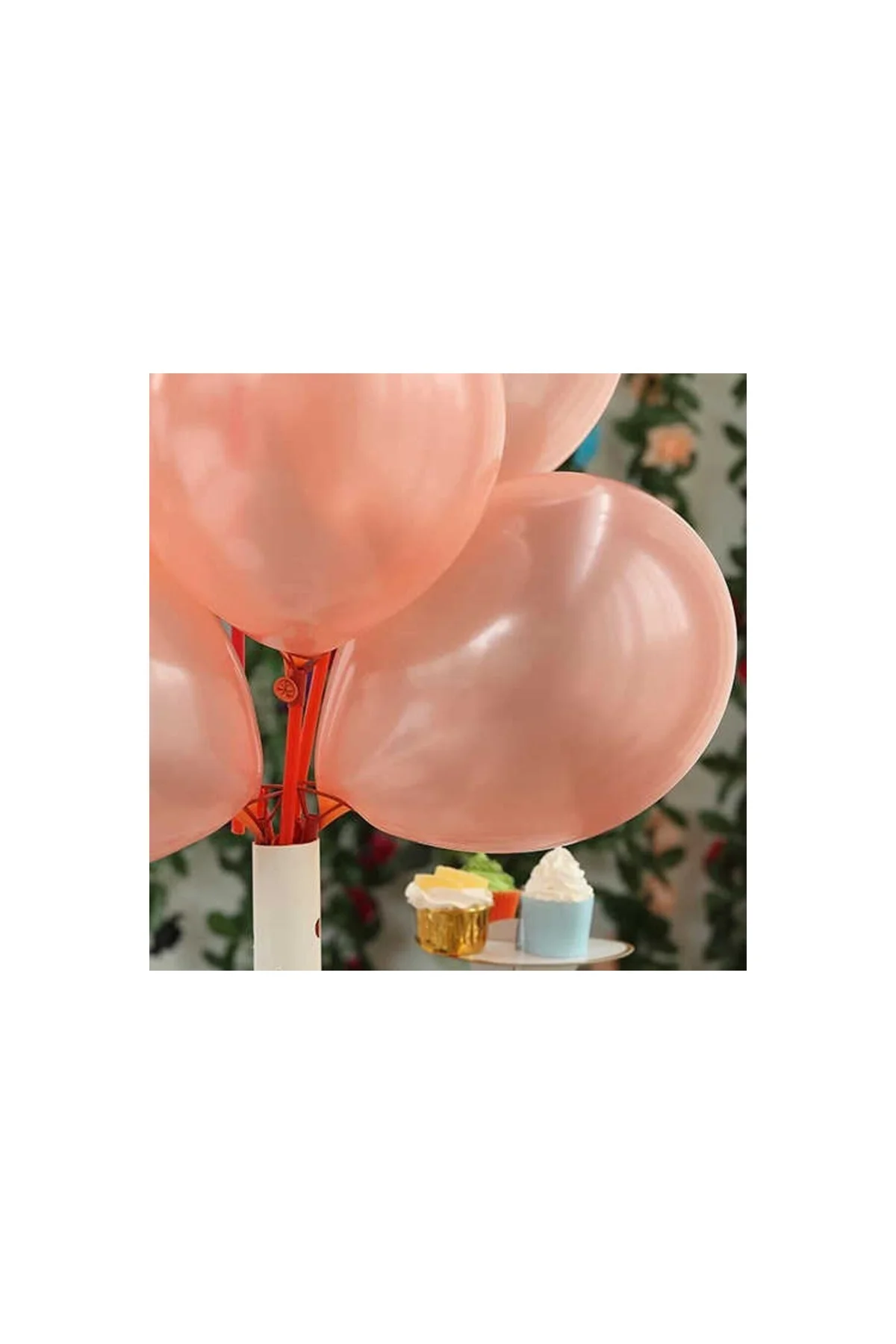 30 Adet Rose Kalp Uçan Balon Demeti - PAZARIZ Görsel 5