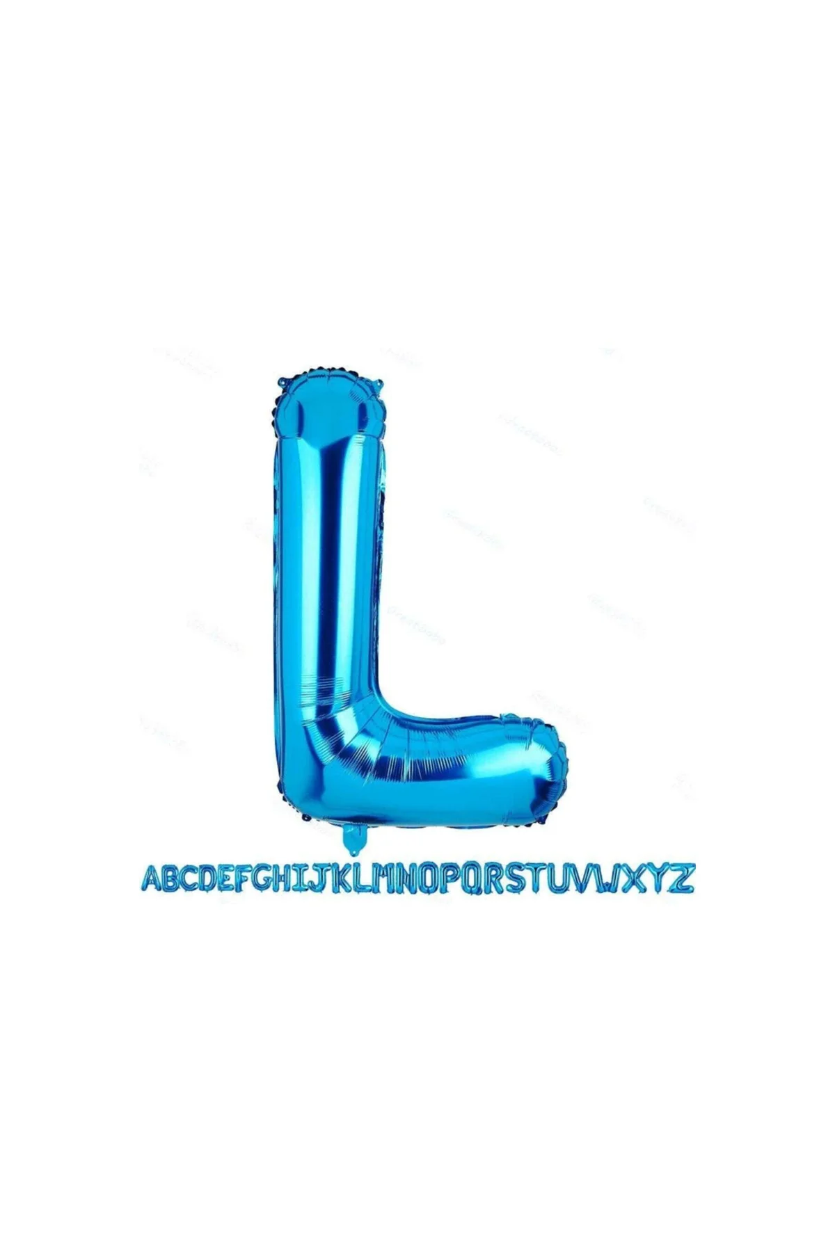 Pazariz 1 Metre Mavi L Harfi Folyo Harf Balon Mavi L Harf Folyo Balon Pazarizme Balonu Mavi Folyo