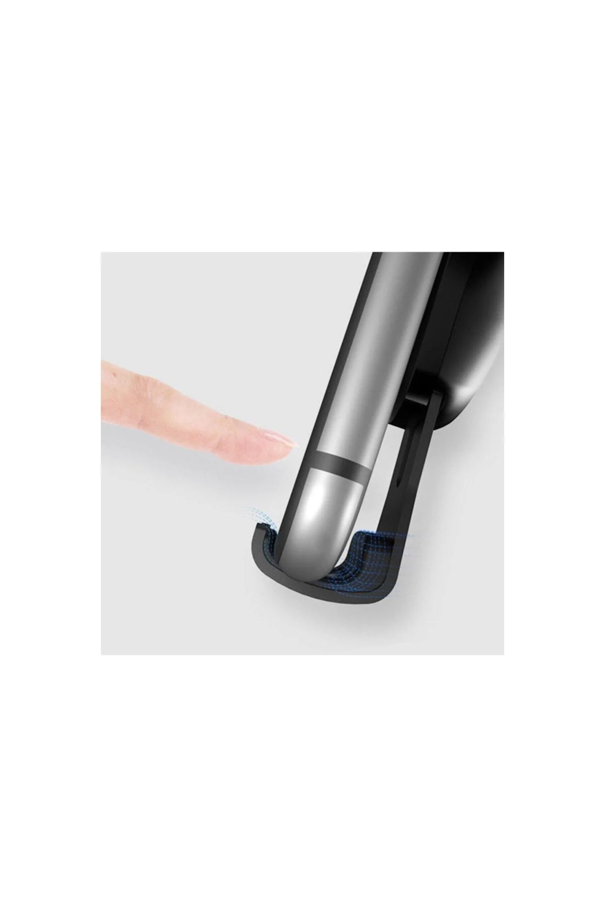 Araç Içi Telefon Tutucu - Siyah Samsung S9+ Uyumlu - PAZARIZ Görsel 5