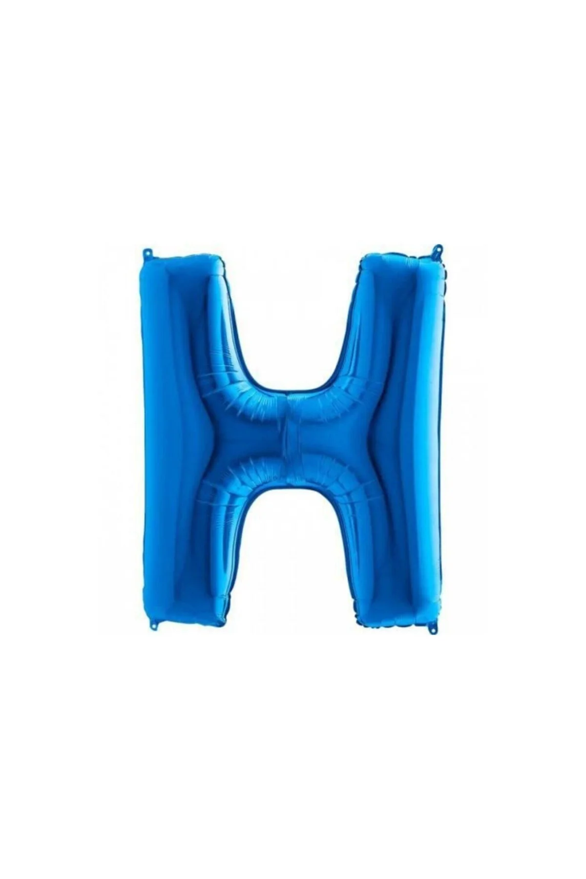 H Harf Folyo Balon Mavi 100cm