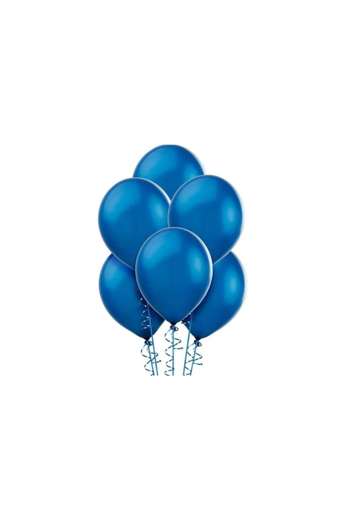 Metalik Balon Mavi (20 Adet)-parti-dogum Günü
