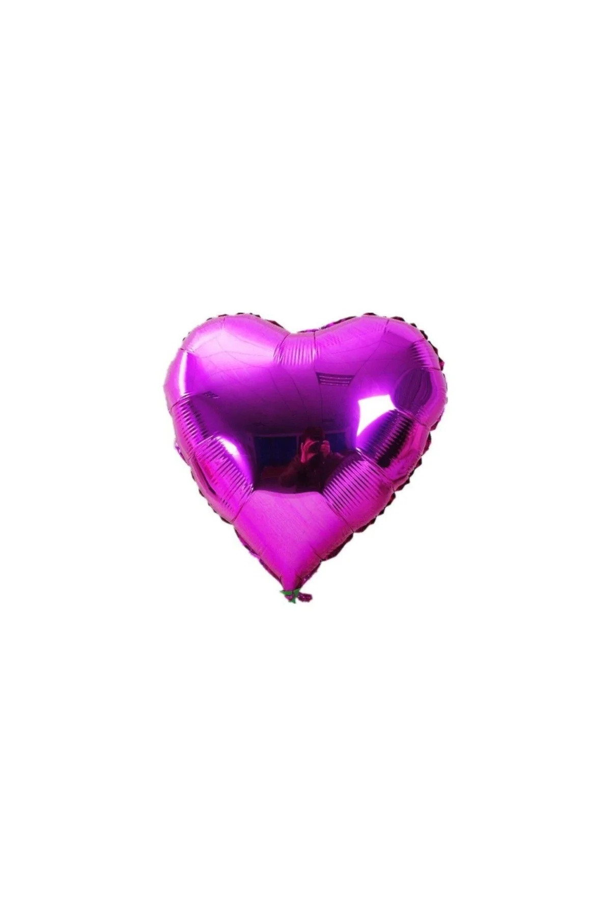 Kalp Balon Folyo Fuşya 60 Cm 24 Inç