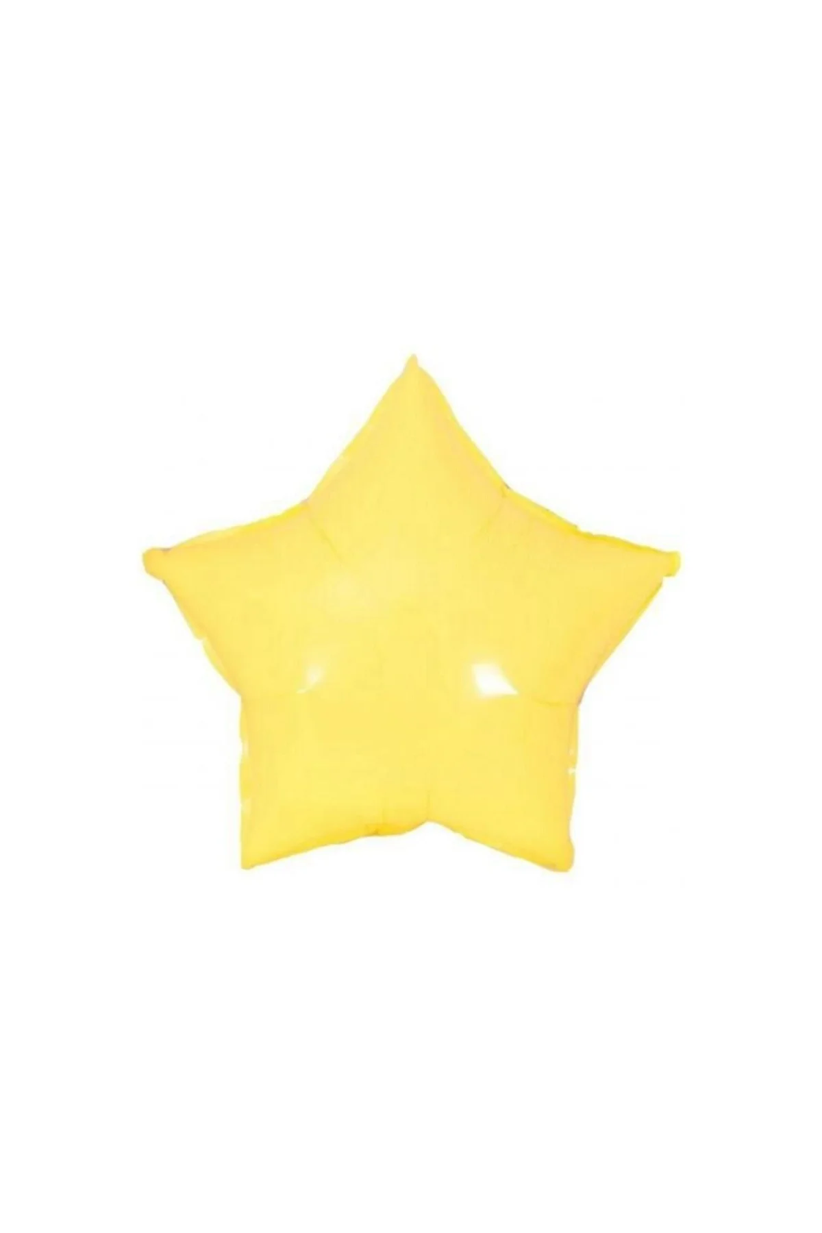 Makaron Yıldız Folyo Balon Sarı 3 Adet