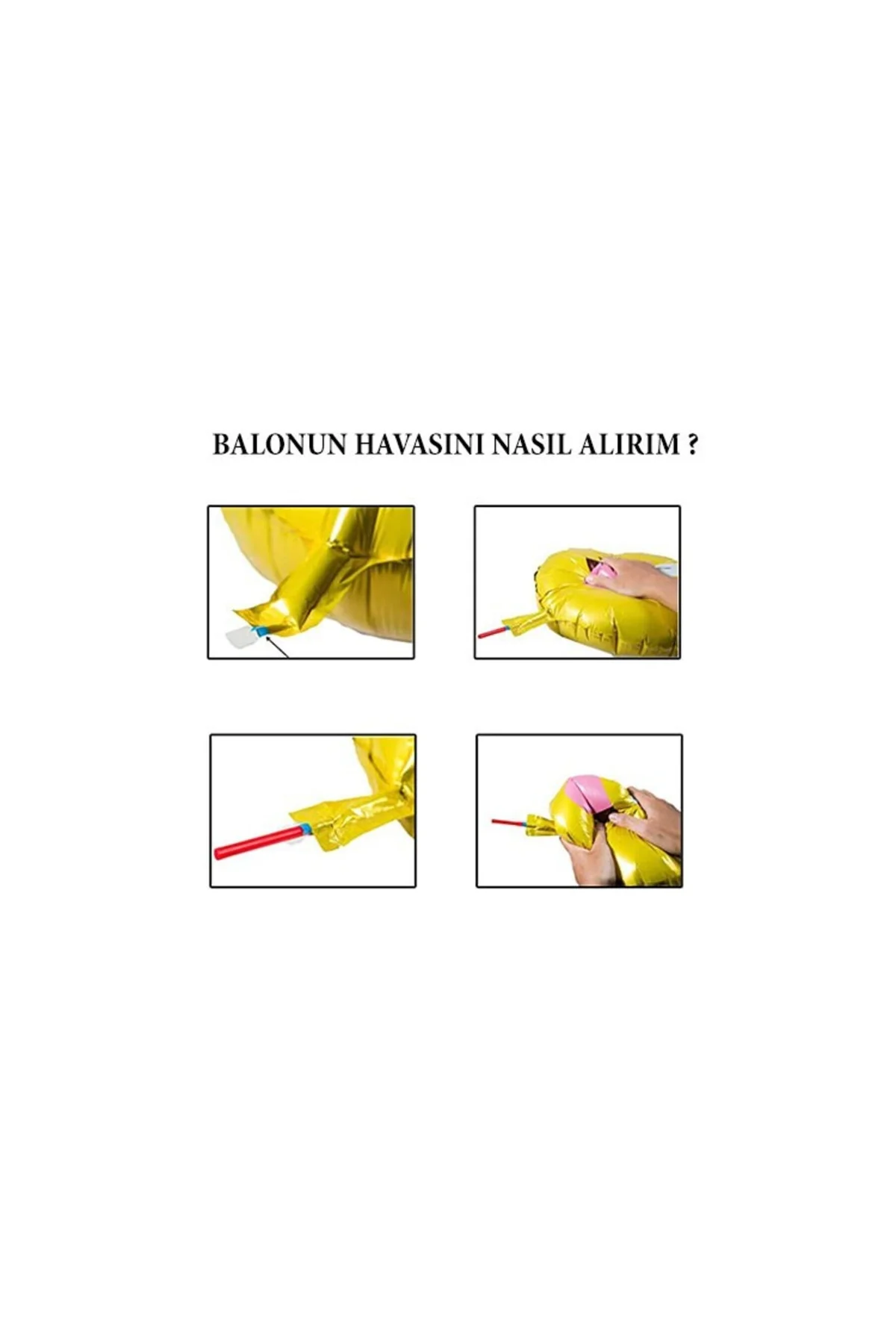 Gümüş Renkli Yıldız Folyo Balon 45 Cm - PAZARIZ Görsel 4