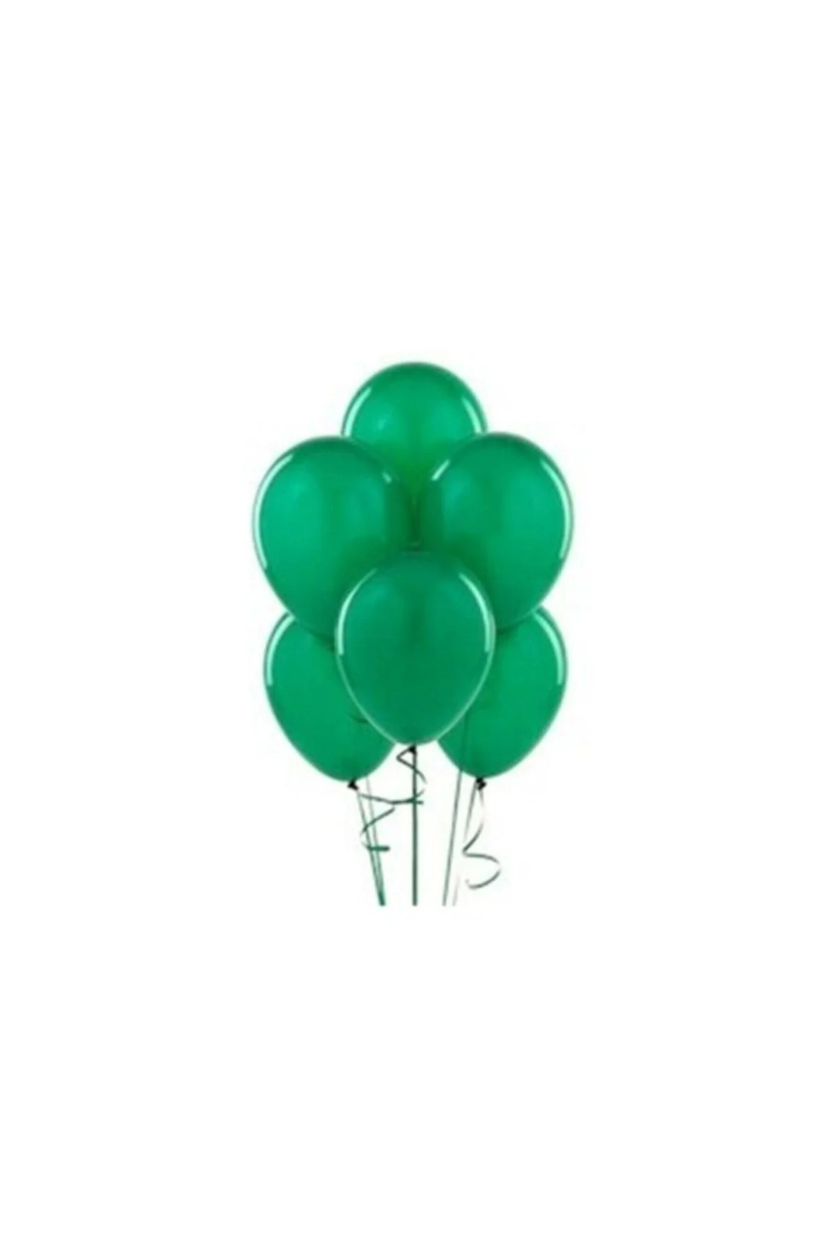 Metalik Parlak Koyu Yeşil Renk 5'li Balon