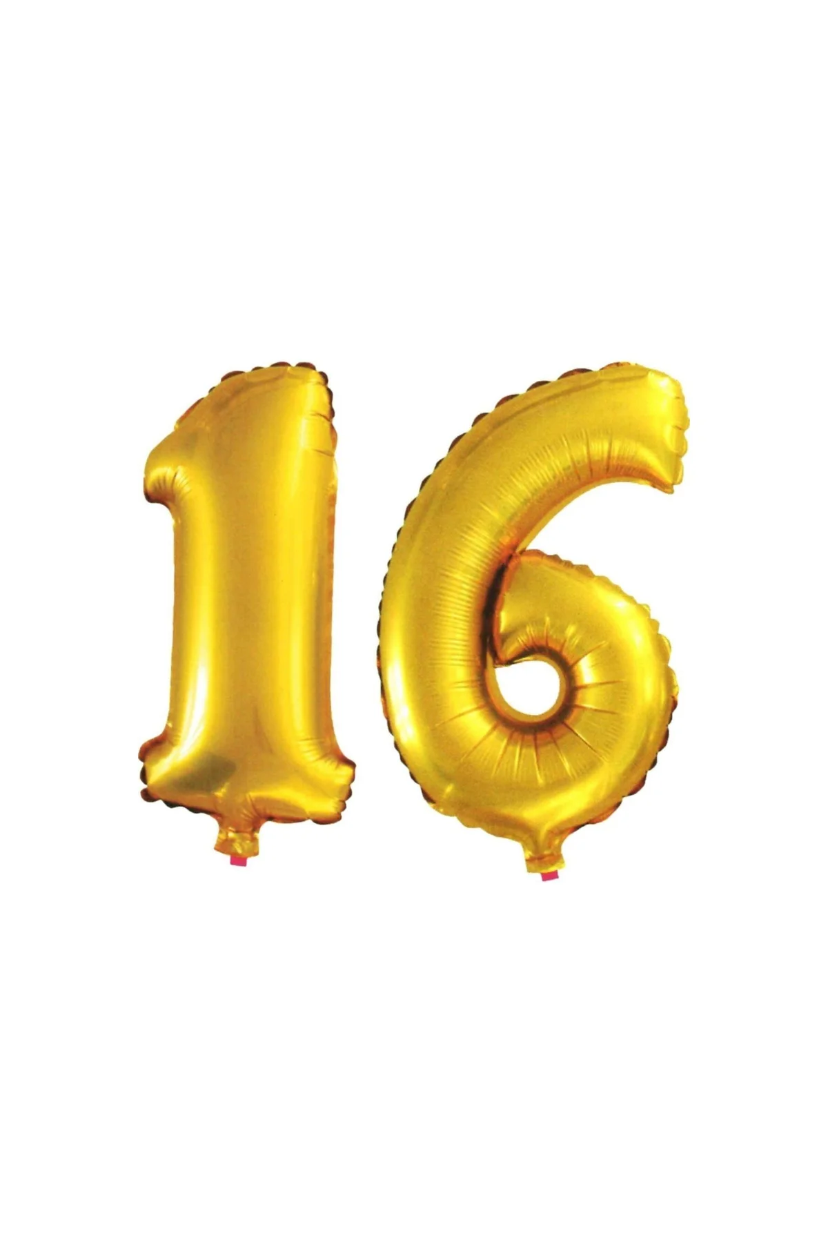 16 Yaş Sayı Folyo Balon Altın 90 Cm