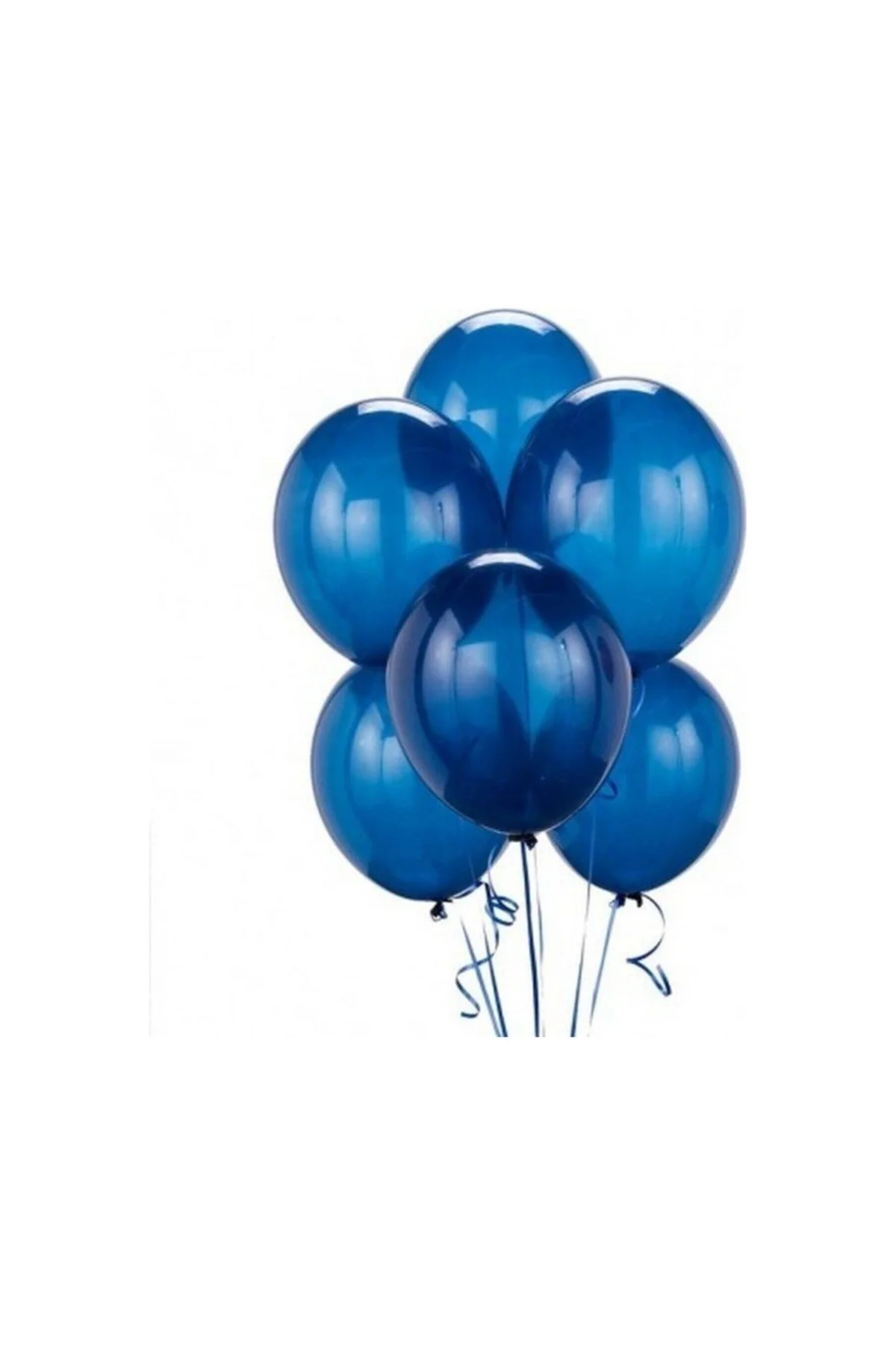 30 Adet Koyu Mavi- Lacivert Metalik Uçan Özellikli Balon - PAZARIZ Görsel 2