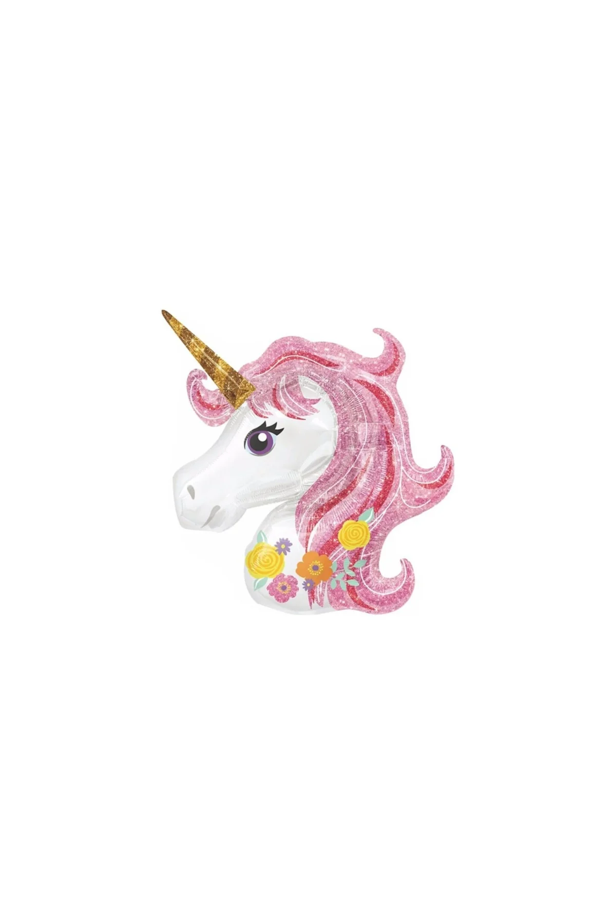 Unicorn Folyo Balon 103 Cm X 75 Cm Pembe 1 Adet
