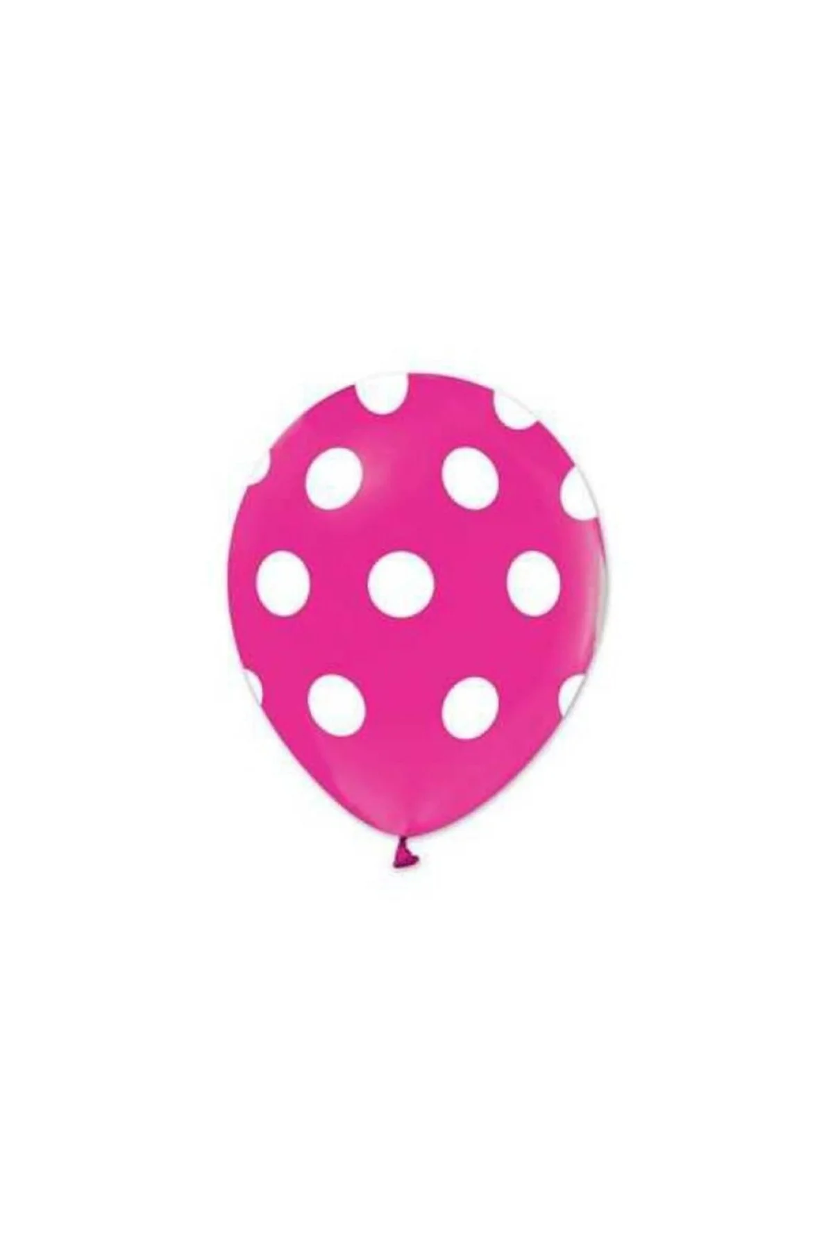 Puantiyeli Fuşya Balon 5'li Paket