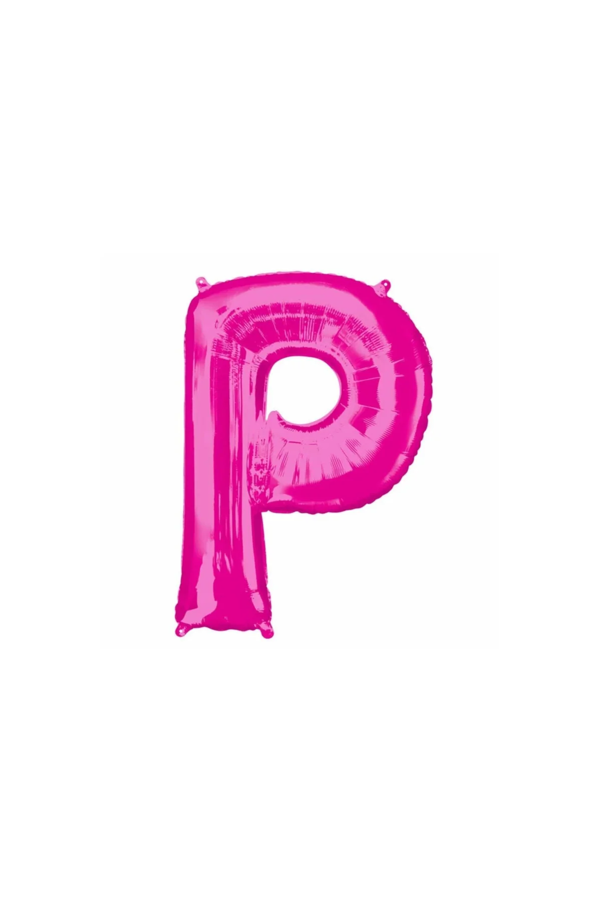 1 Metre Pembe P Harfi Folyo Harf Balon Pembe Folyo Balon Harf Balon Uygun Folyo Özel