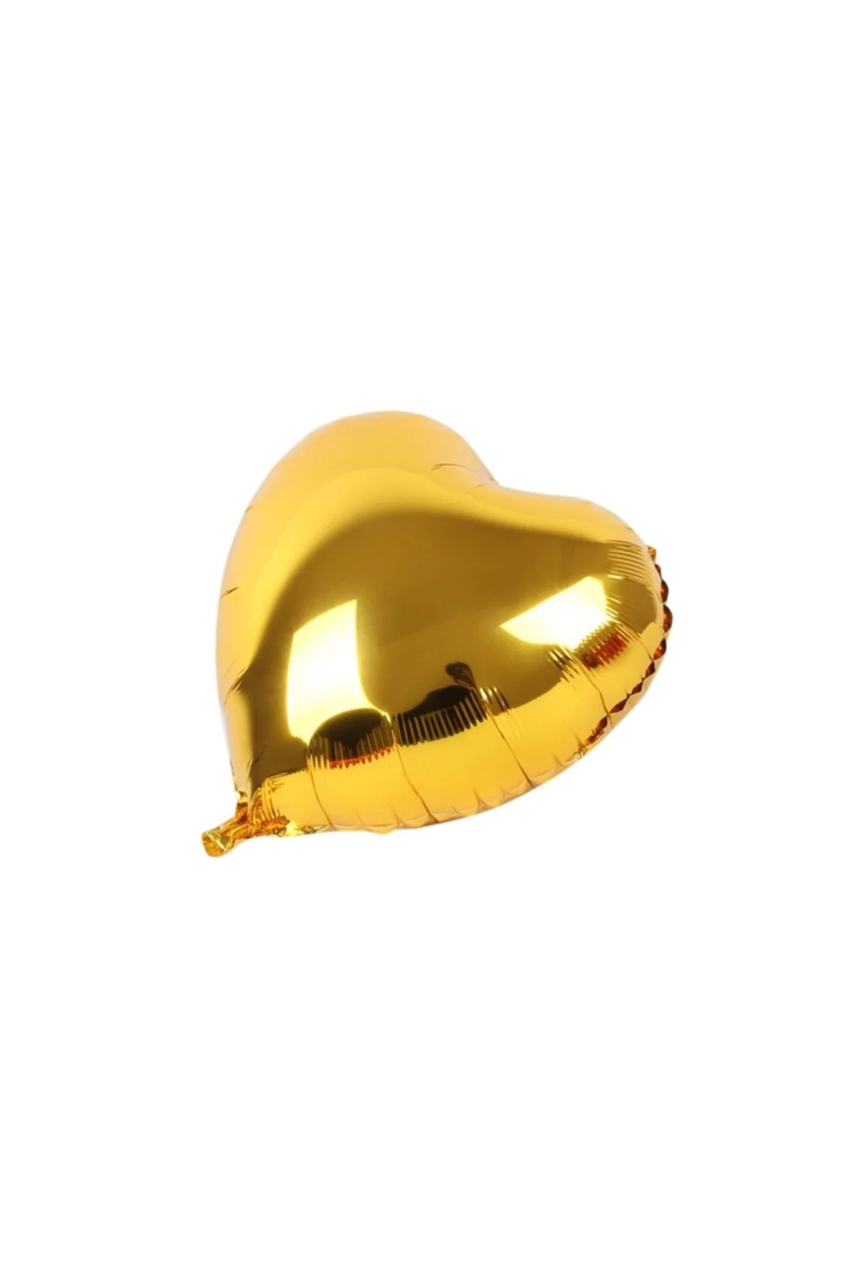 Altın Sarısı Kalp Folyo Balon 45 Cm