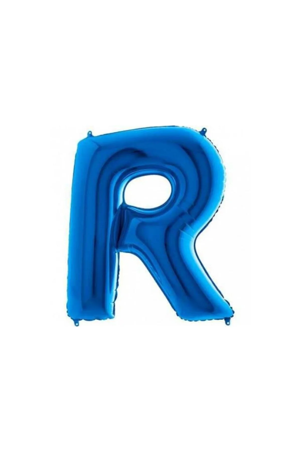 R Harf Folyo Balon Mavi 100cm
