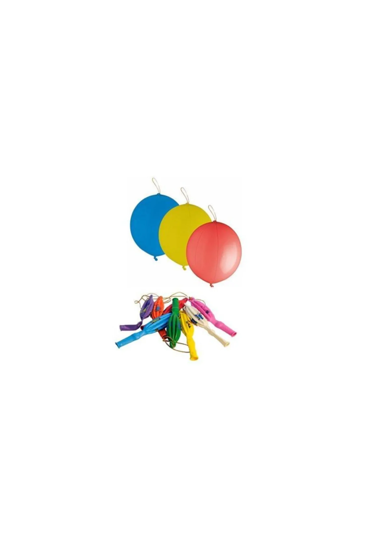 Lastikli Punc Balon - 50 Adet - PAZARIZ Görsel 3