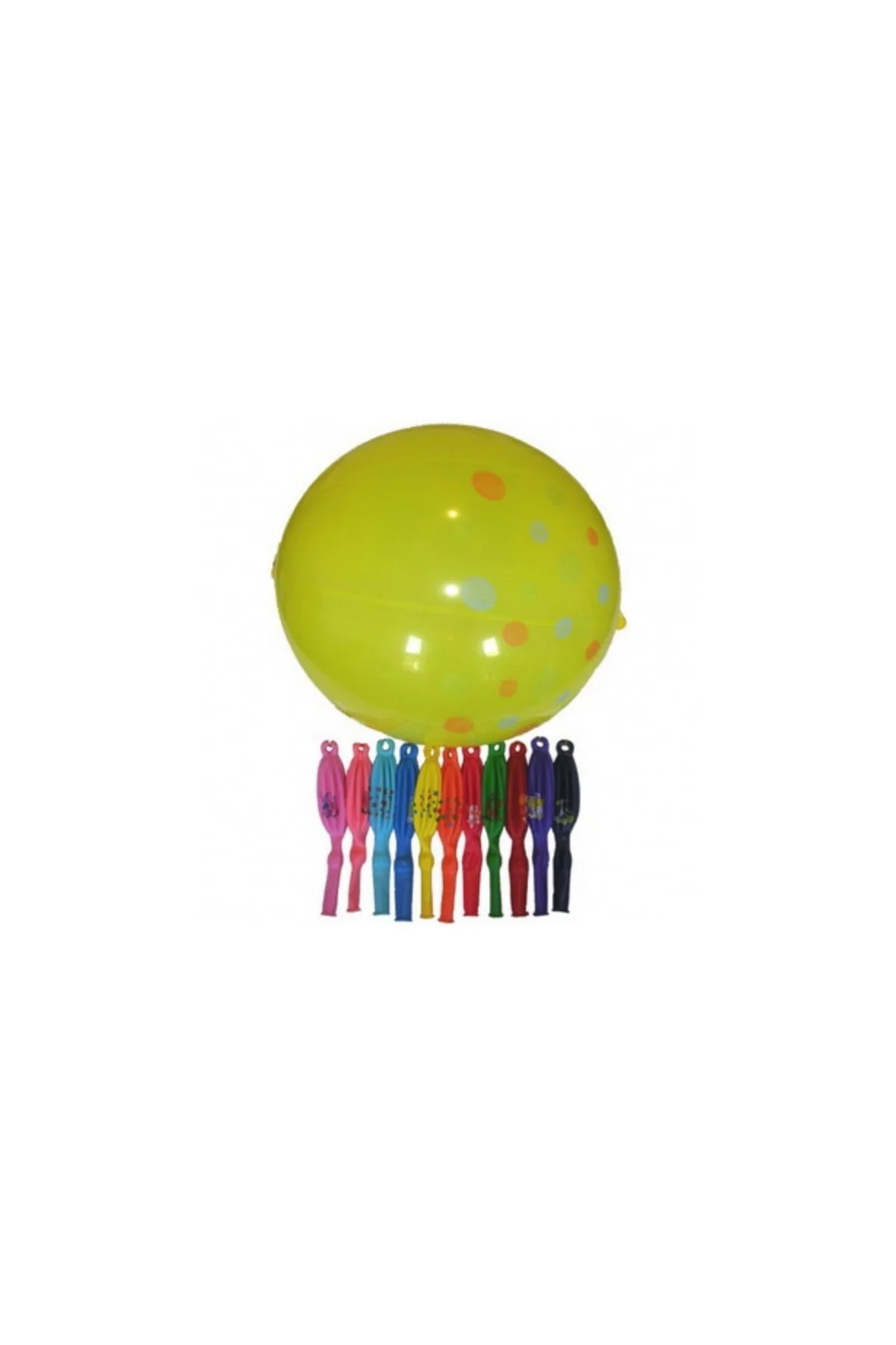 Lastikli Punc Balon - 50 Adet - PAZARIZ Görsel 2
