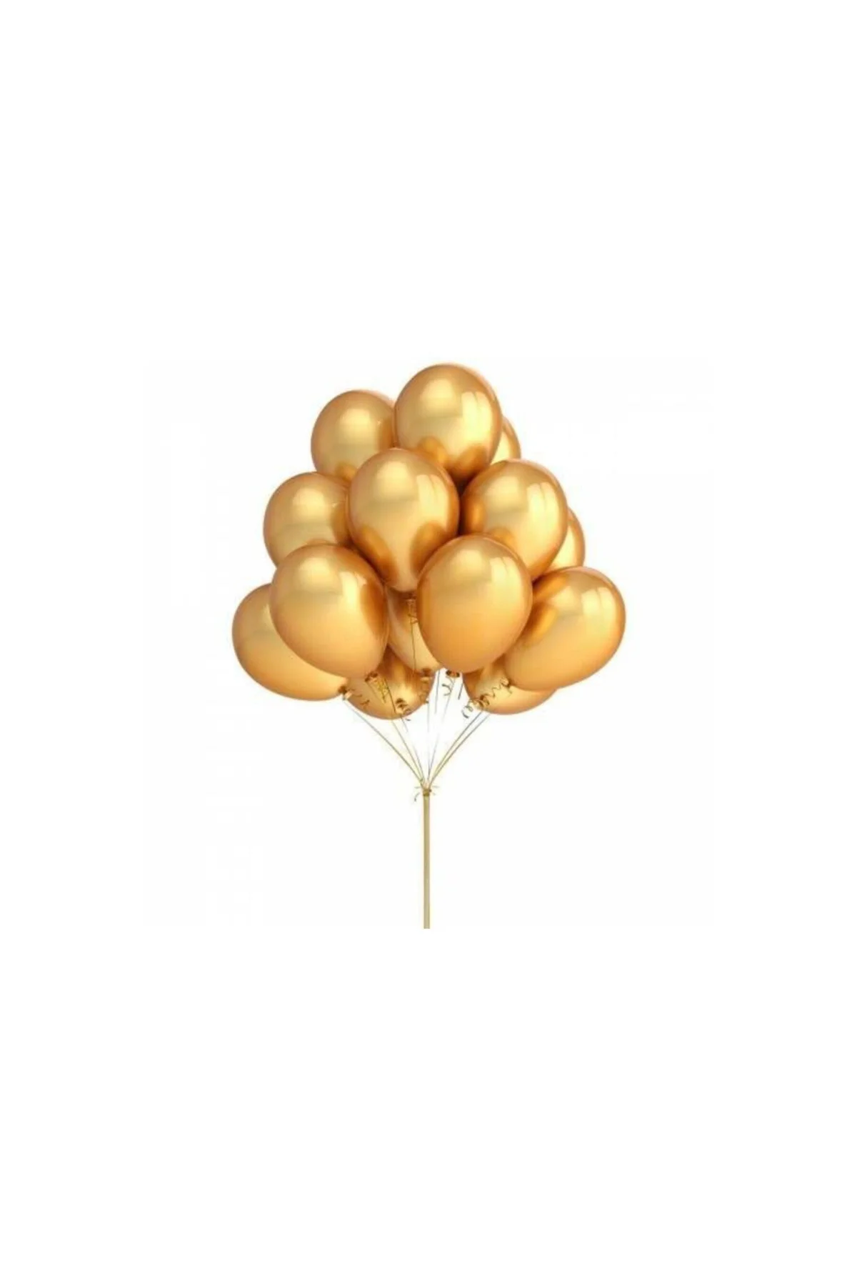 Metalik Balon Gold(altın) (20 Adet)-parti-dogum Günü Balonu
