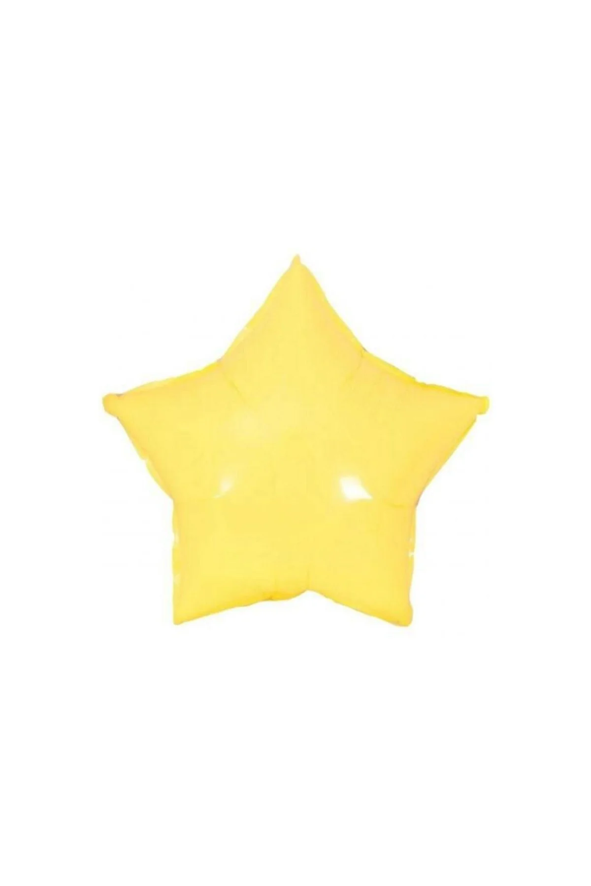 Makaron Yıldız Folyo Balon Sarı 3 Adet