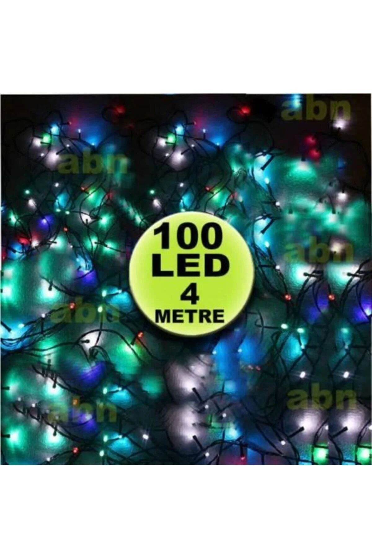10mt Rgb 100 Led Fişli Noel Parti Yılbaşı Ağaç Dekoratif Aydınlatma Lambası Animasyonlu Süsleme - Firsat Ayi Görsel 2