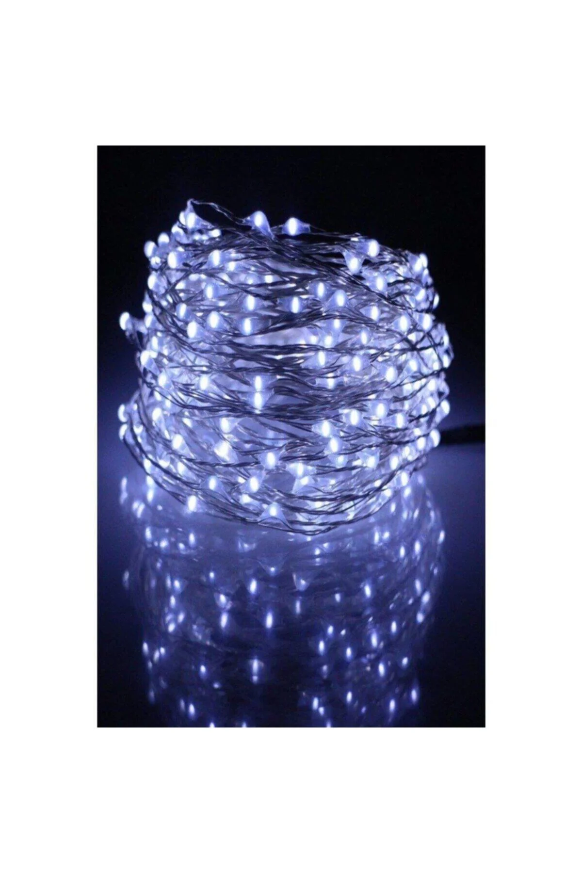 10mt Peri Günışığı 100 Led Pilli Noel Parti Yılbaşı Ağaç Dekor Aydınlatma Lamba Animasyonlu Süsleme