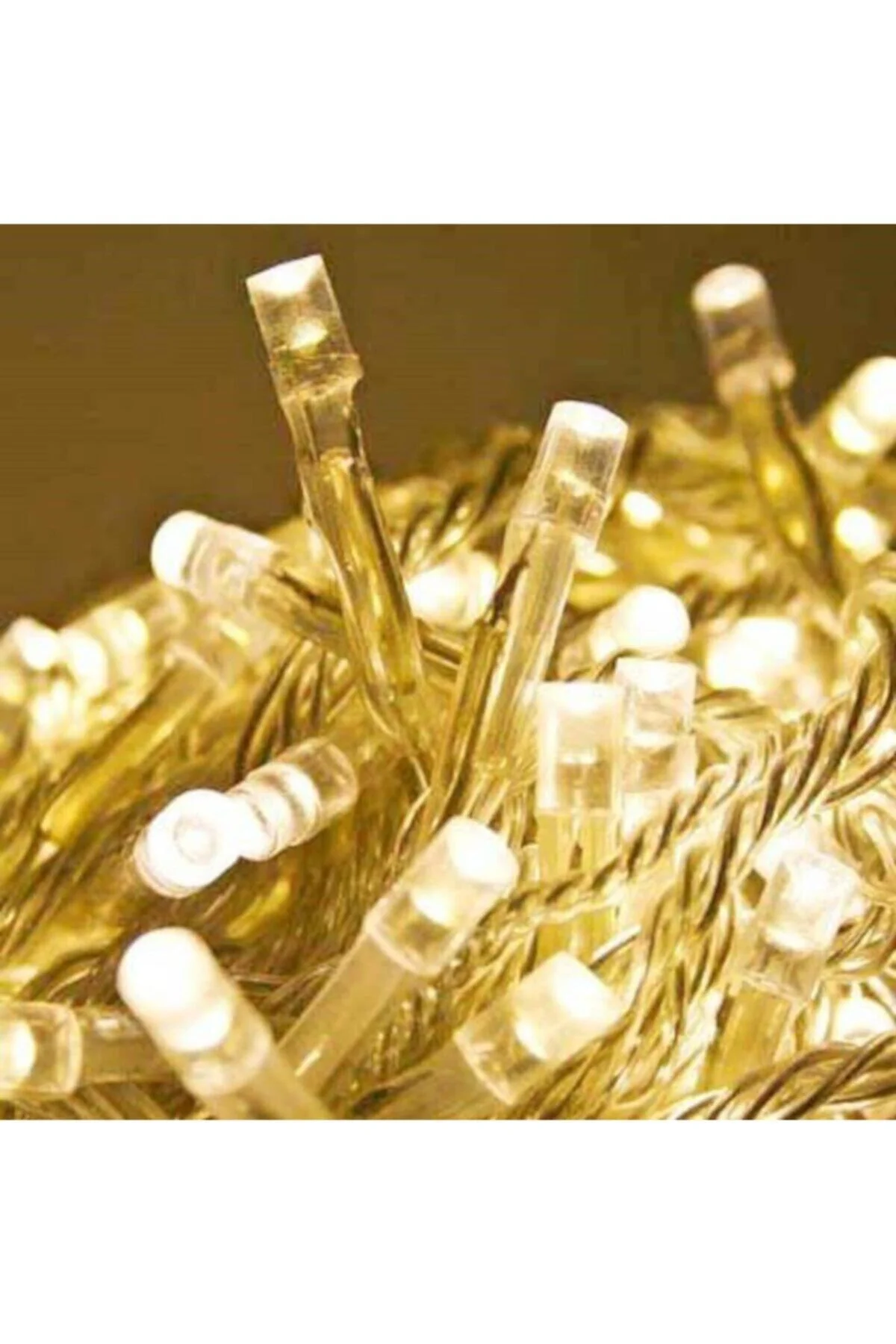 10mt Günışığı 100 Led Fişli Noel Parti Yılbaşı Ağaç Dekoratif Aydınlatma Lambası Animasyonlu Süsleme - Firsat Ayi Görsel 3
