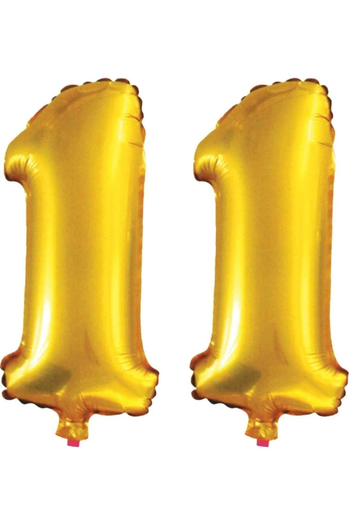 11 Yaş Sayı Folyo Balon Altın 90 Cm