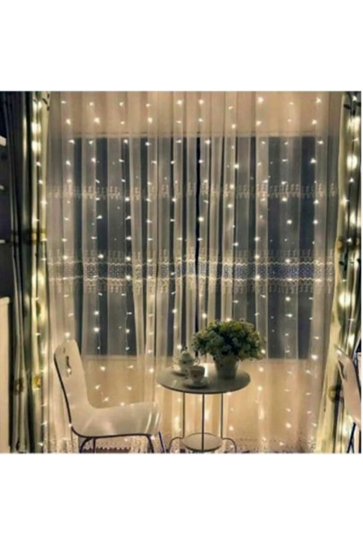 Peri Led Uzaktan Kumandalı 8 Fonksiyonlu Günışığı Perde 3x2 Metre - alayımbari Görsel 3