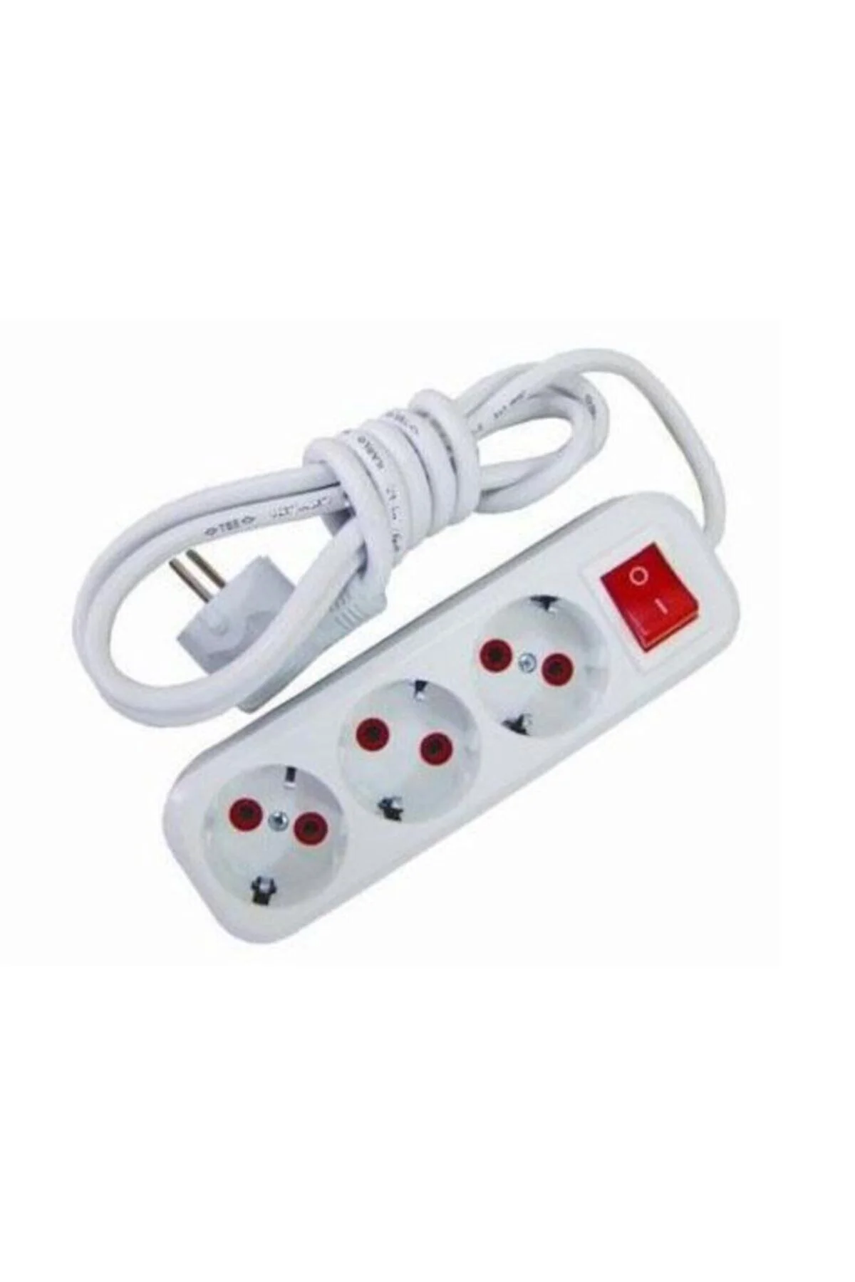 5w Led Ampul + 3 Metre Uzatmalı Anahtarlı 3lü Priz Set - renn Görsel 3